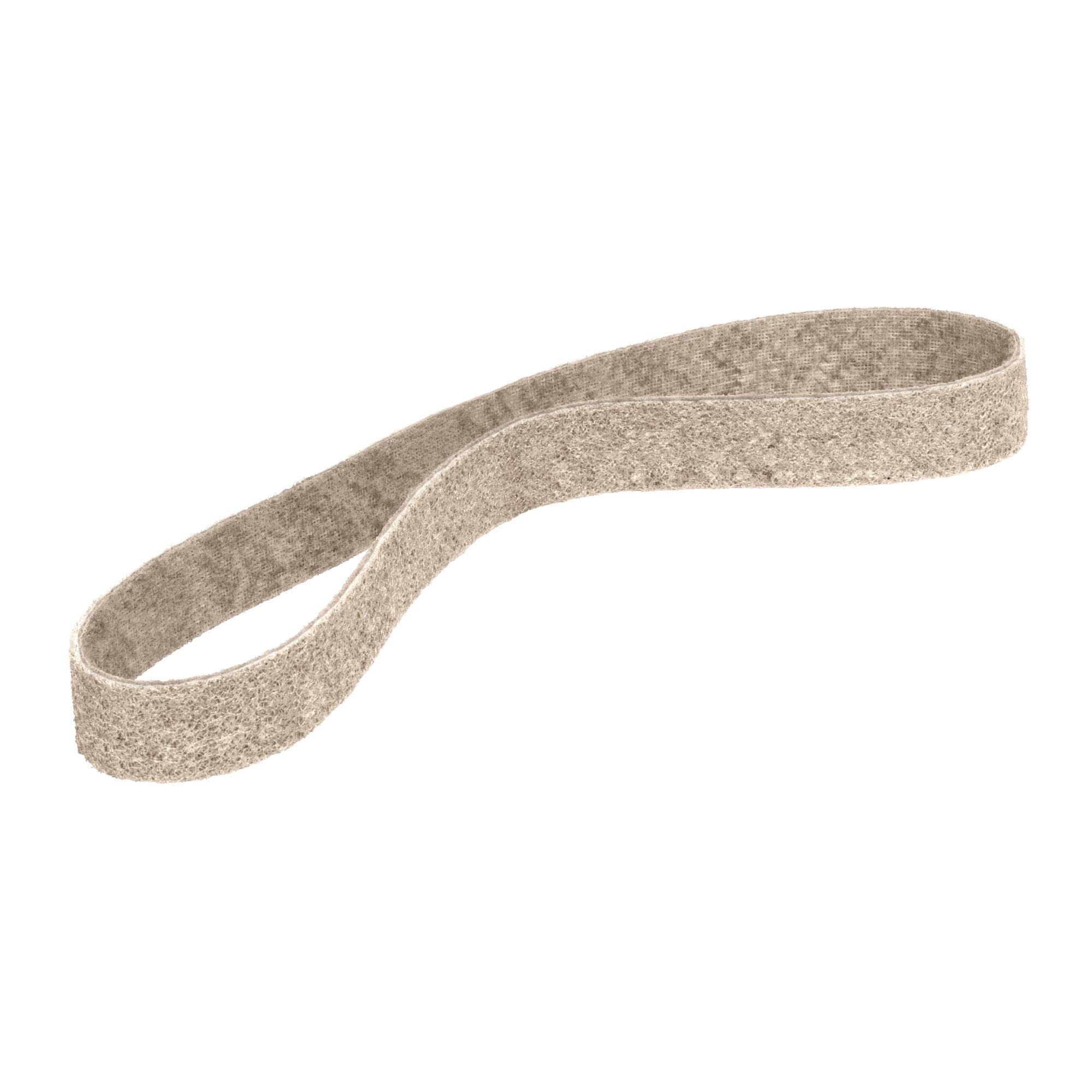 Scotch-Brite Surface Conditioning Low Stretch Belt, SC-BL, Talc , 3 inx 24 in