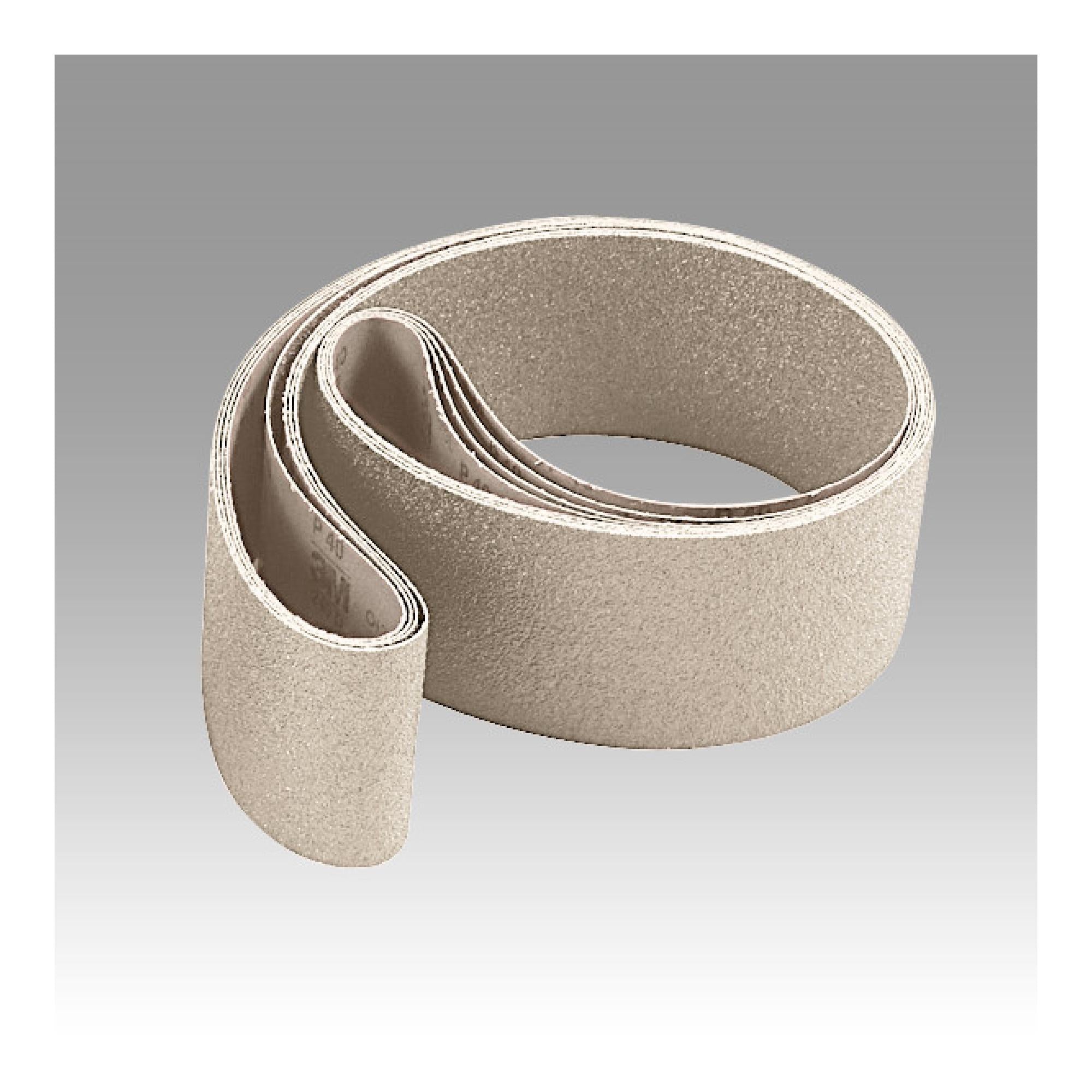 Scotch-Brite Surface Conditioning Low Stretch Belt, SC-BL, Talc , 3 inx 132 in