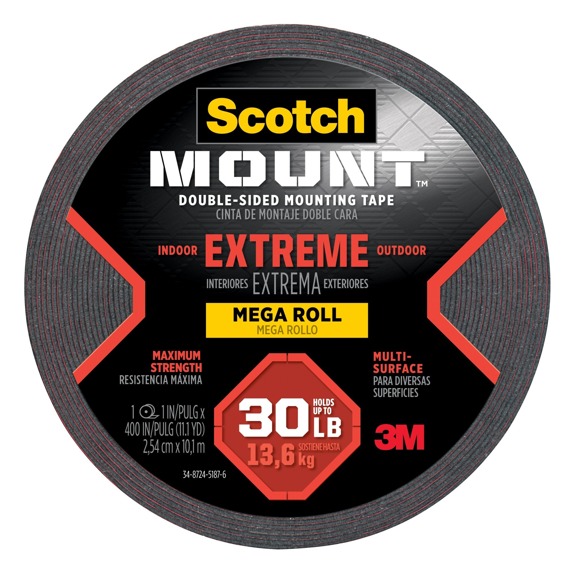 Scotch-Mount Extreme Double-Sided Mounting Tape Mega Roll 414H-LONG-DC Online Sale