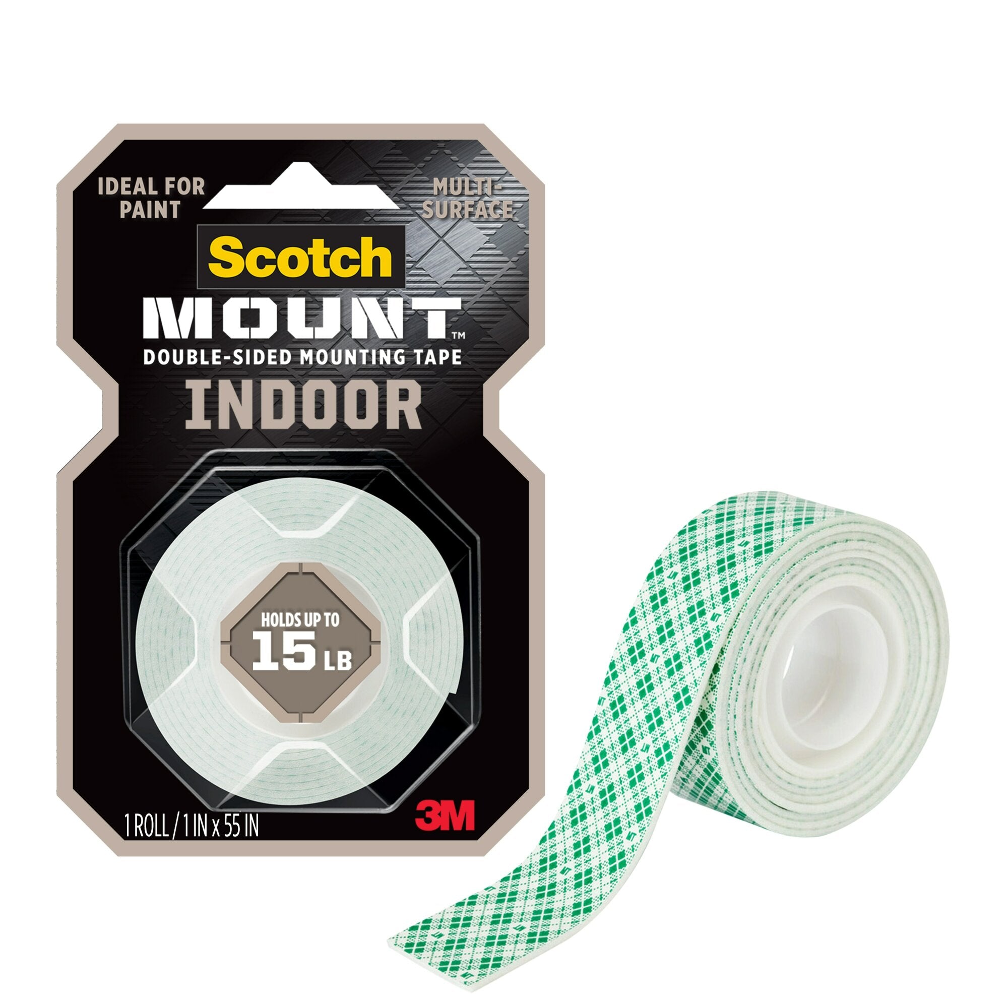 Scotch-Mount Indoor Double-Sided Mounting Tape 214H, 1 In X 55 In Discount