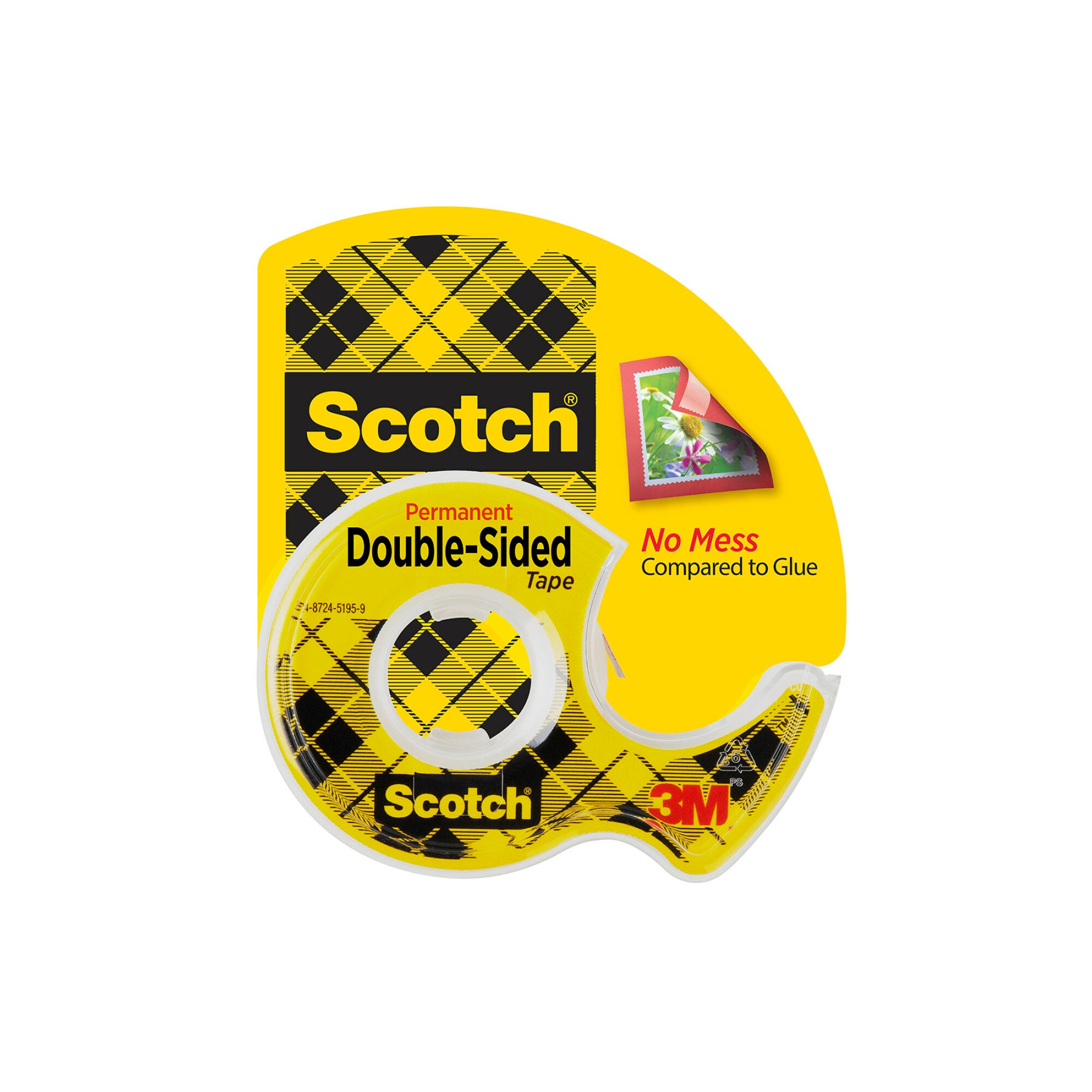 Scotch® Double Sided Tape 136, 1/2 in x 250 in (12.7 mm x 6.3 m) Online now