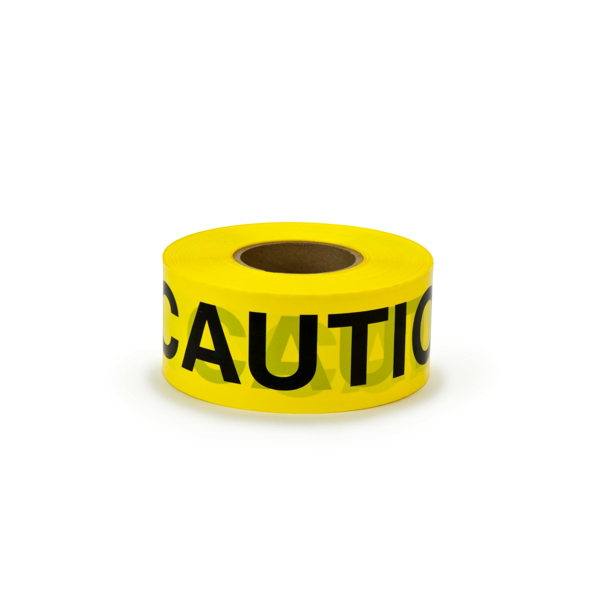 Scotch® Barricade Tape 301, CAUTION, 3 in x 300 ft, Yellow Fashion