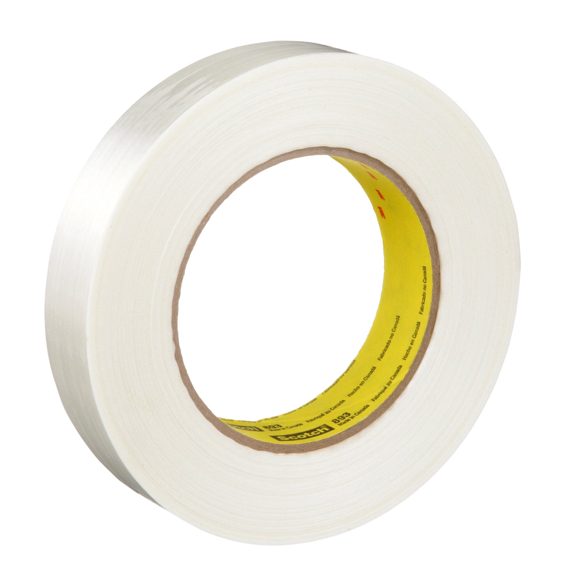 Scotch® Filament Tape 893, Clear, 24 mm x 55 m, 6 mil Fashion