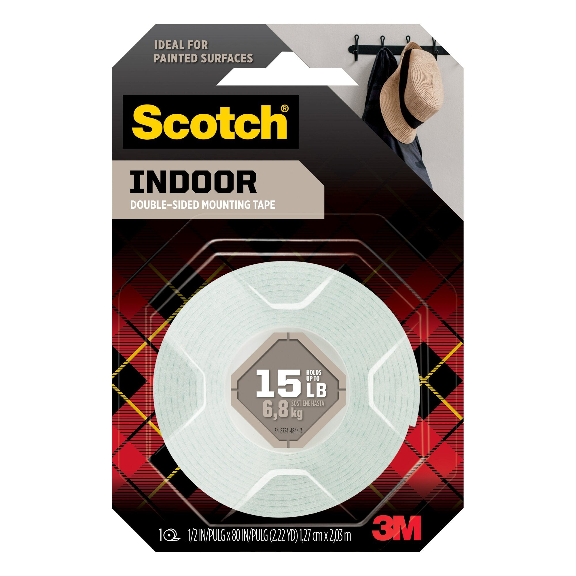 Scotch® Indoor Double-Sided Mounting Tape 110S, 0.5 in x 80 in Sale