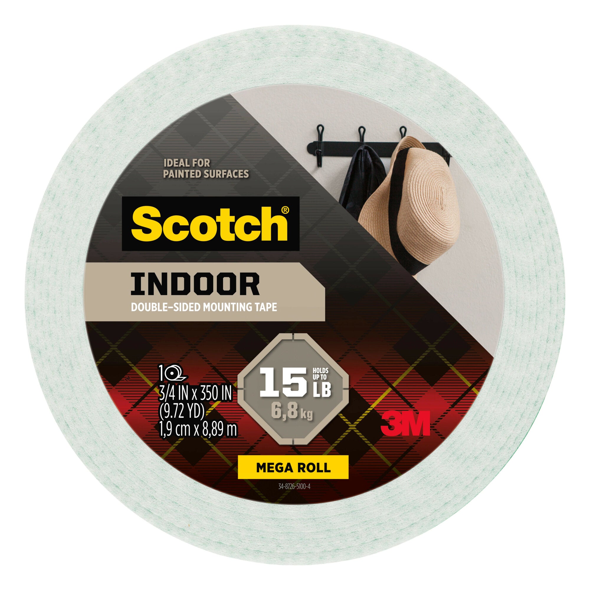 Scotch® Indoor Double-Sided Mounting Tape 110S-LONG, 0.75 in x 350 in Online Hot Sale