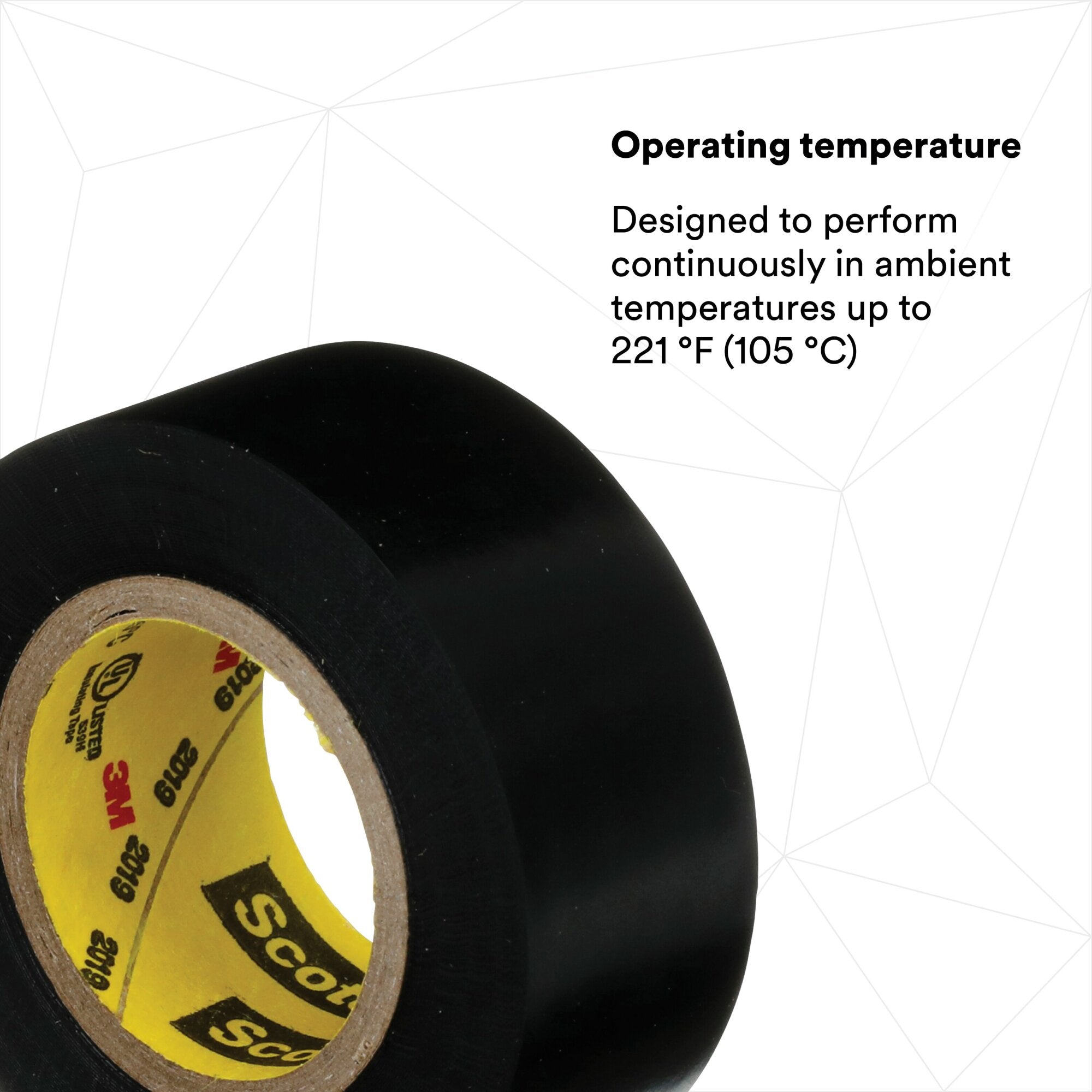 Scotch® Super 33+ Vinyl Electrical Tape, 3/4 in x 20 ft, Black, 10rolls/carton