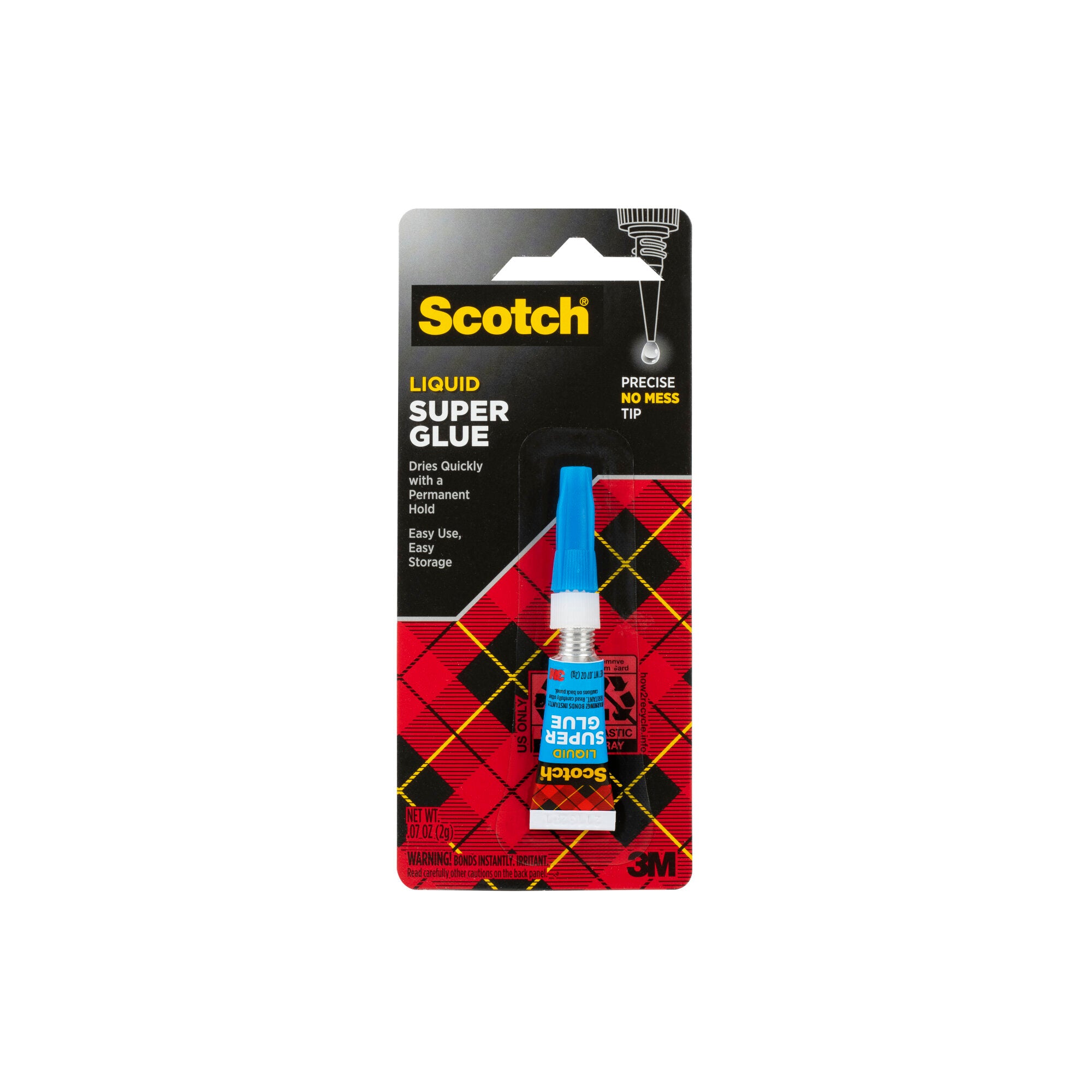Scotch® Super Glue Liquid AD118D, .07 oz, 1-Pack on Sale