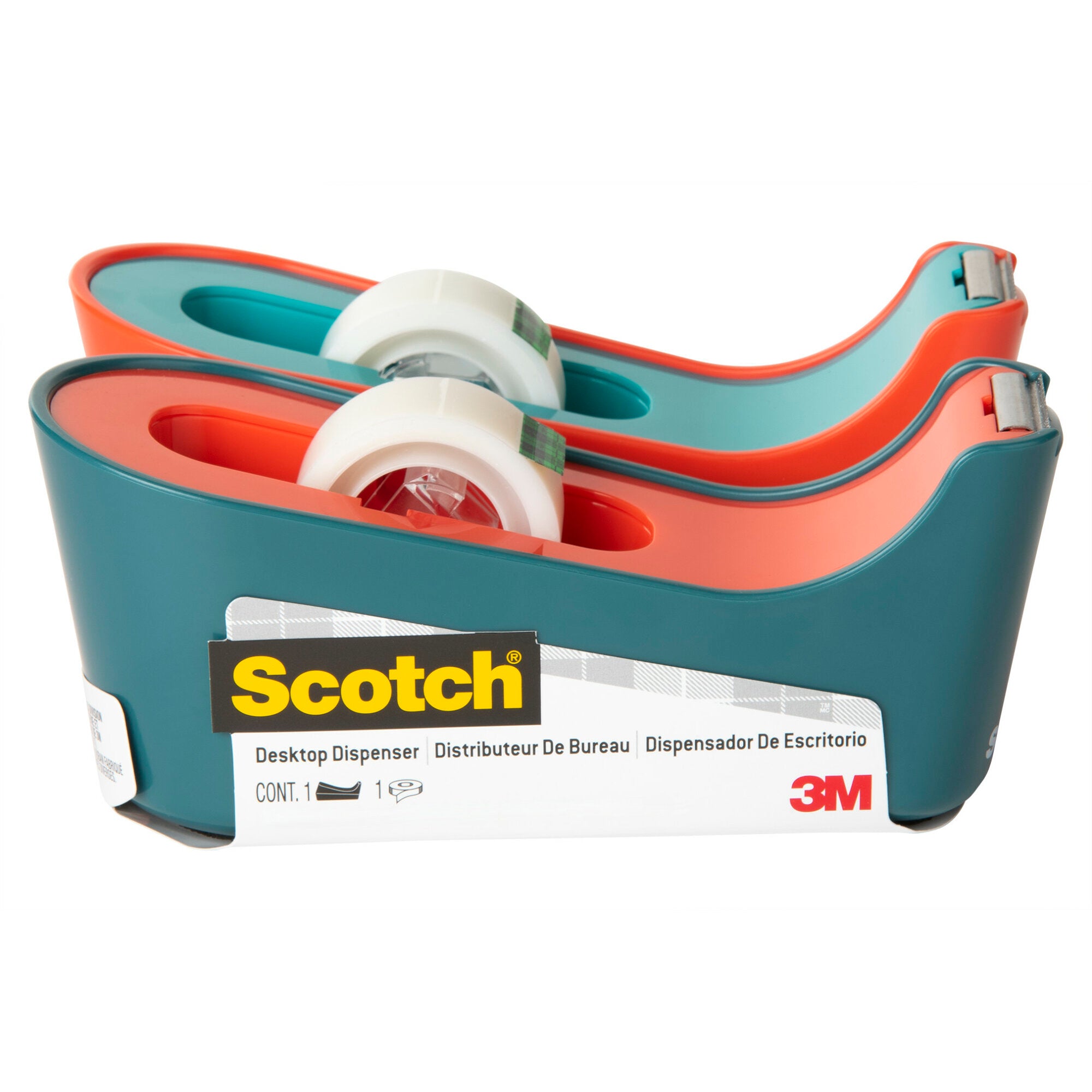 Scotch® Tape Dispenser C18-MX, Two Color Combinations, 0.75 in x 350 in Fashion