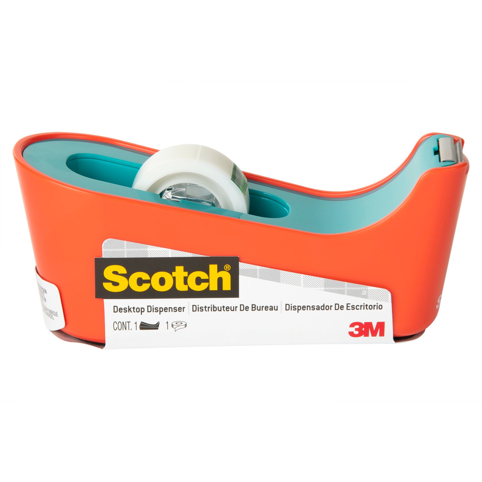 Scotch® Tape Dispenser C18-MX, Two Color Combinations, 0.75 in x 350 in Fashion