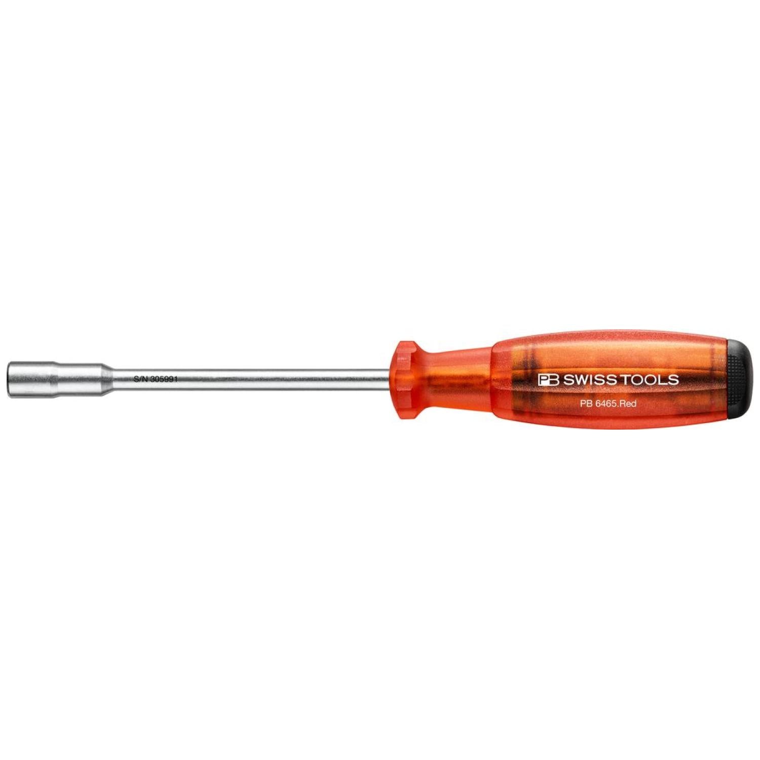 PB Swiss PB 6465.Red Bit Holding Screwdriver with Magazine, Slotted, Phillips, TORX®, 9 Pcs