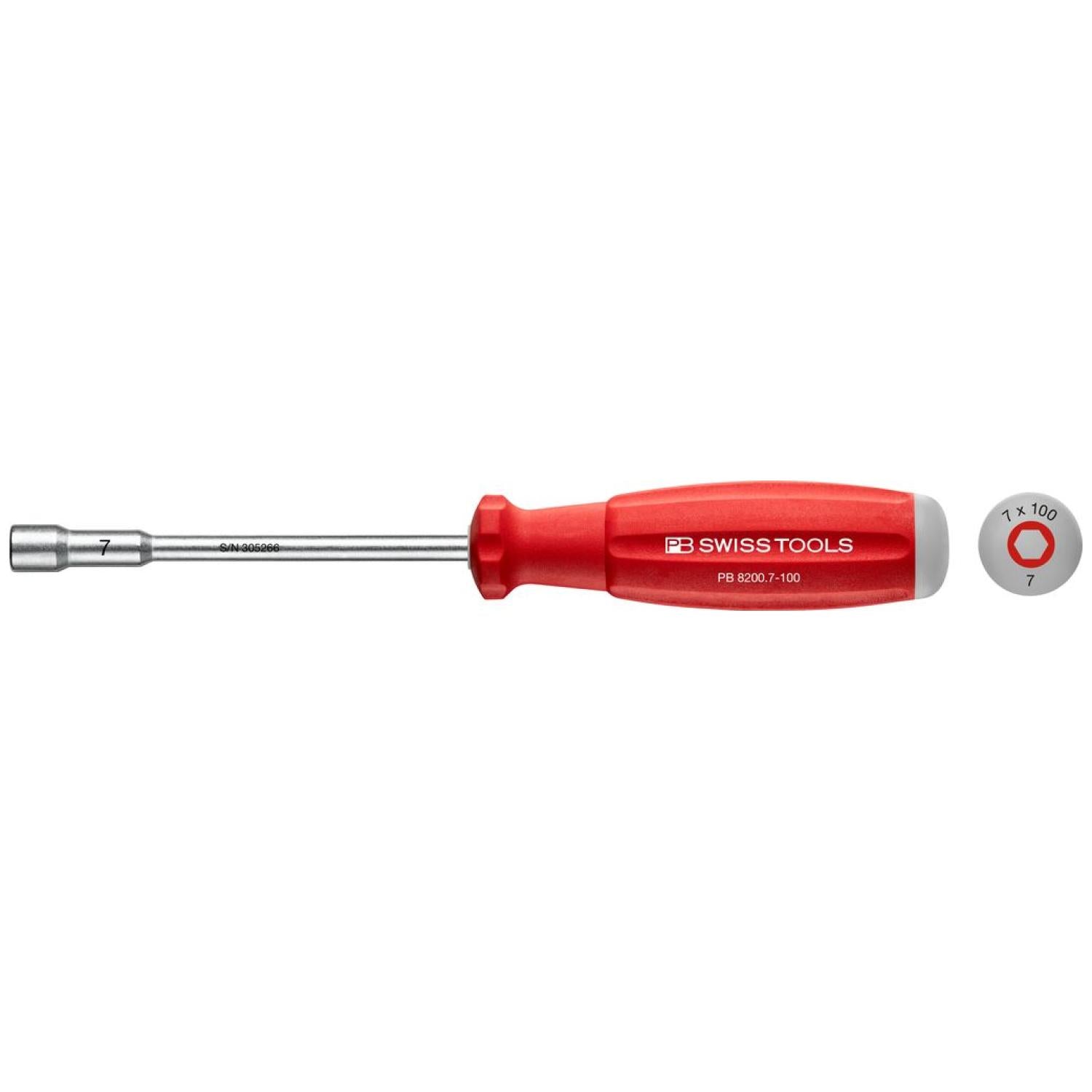 PB Swiss PB 8200.7-100 Swiss Grip Socket Screwdrivers for Hex Screws – 7 x 100mm Online Hot Sale