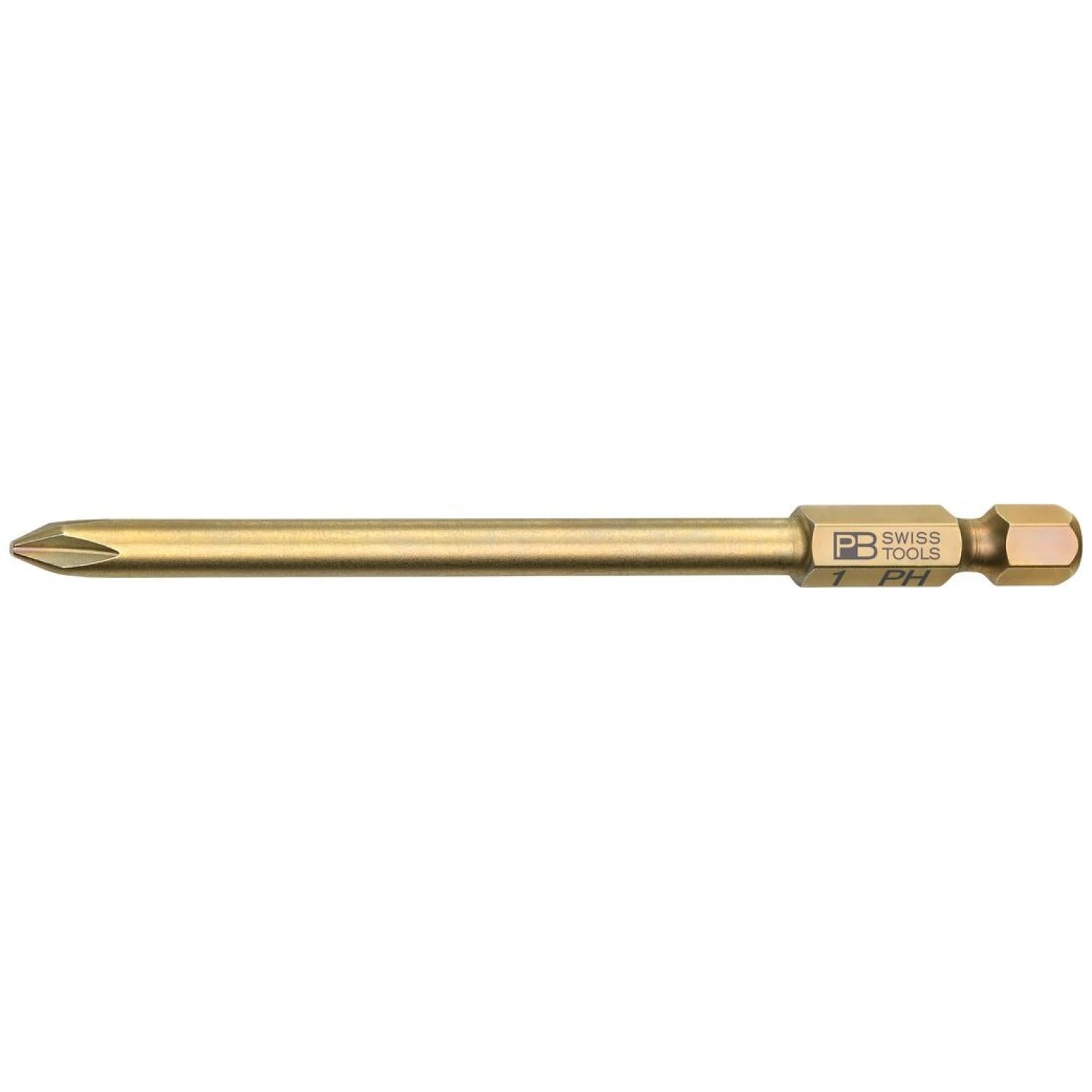 PB Swiss PB E6L.190/1 Long Blade Precision Bits for Phillips Screws, S – PH1 x 95mm Online