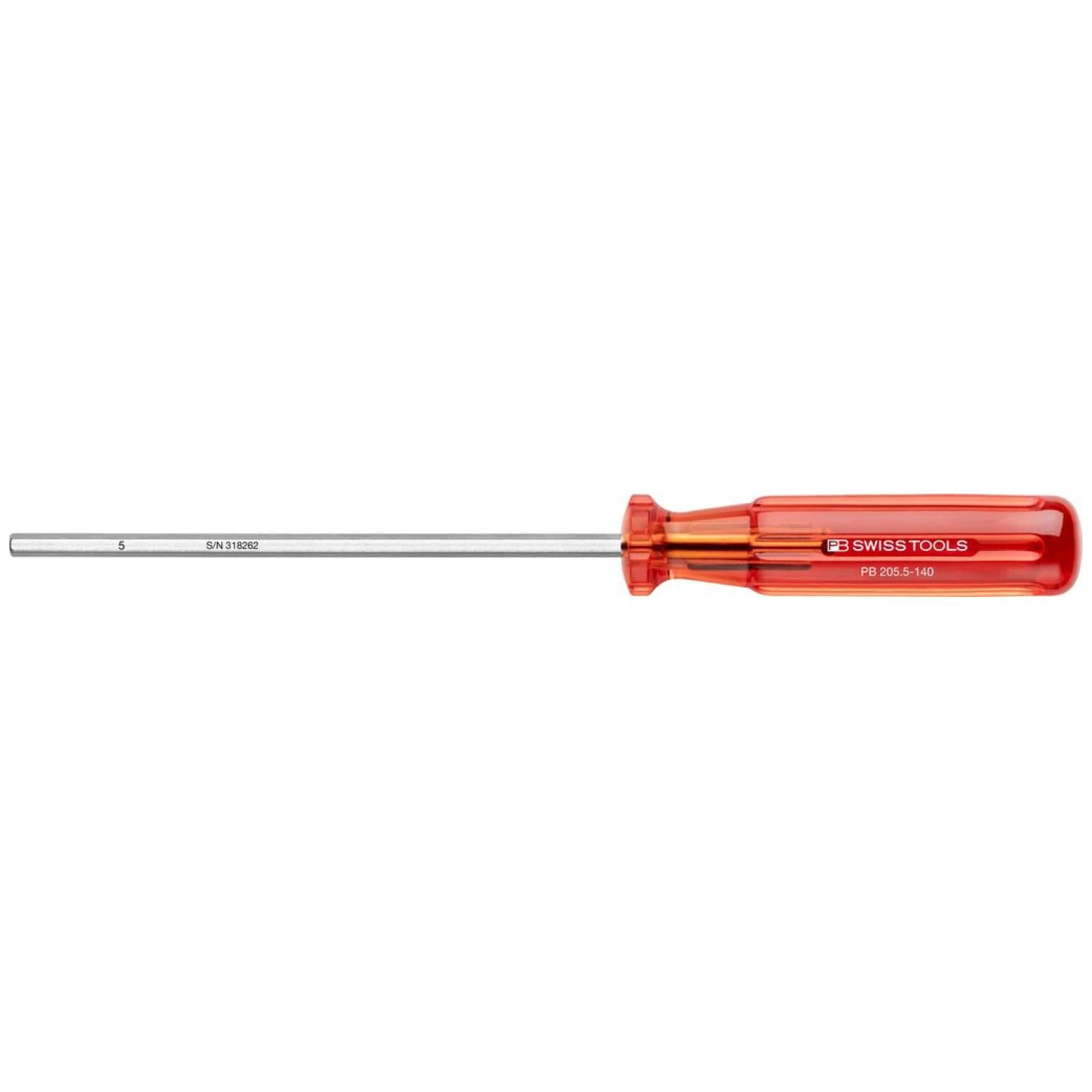 PB Swiss Tools PB 205.5-140 Hex Classic screwdrivers, 5mm x 140mm Discount