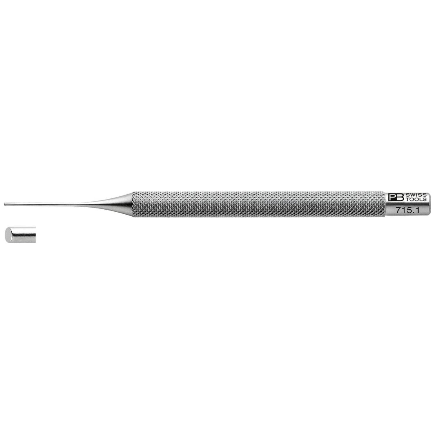 PB Swiss Tools PB 715.1 Safety pin punch, drift punch, knurled, 1 mm
