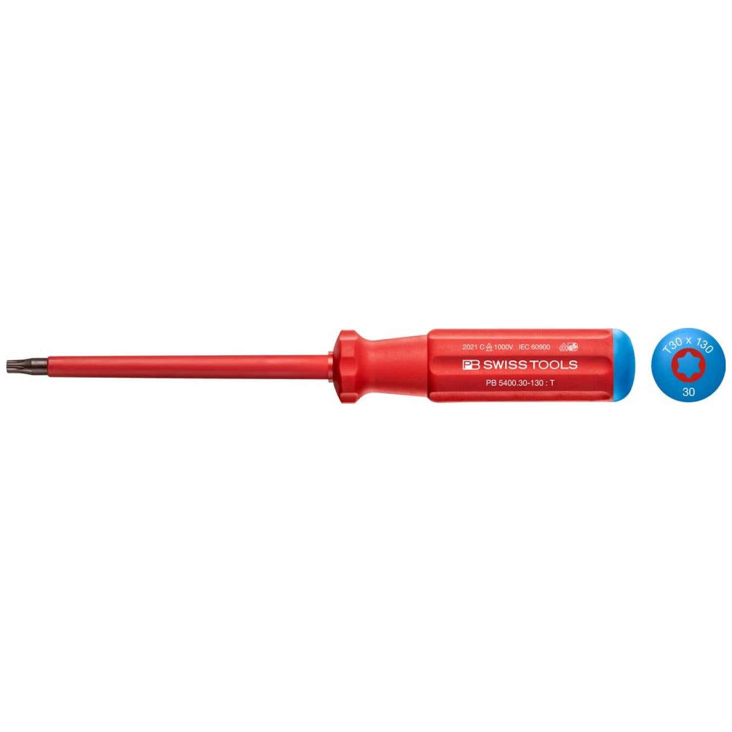 PB Swiss Tools PB 5400.30-130 Classic VDE screwdriver, TORX® , Size 30 on Sale