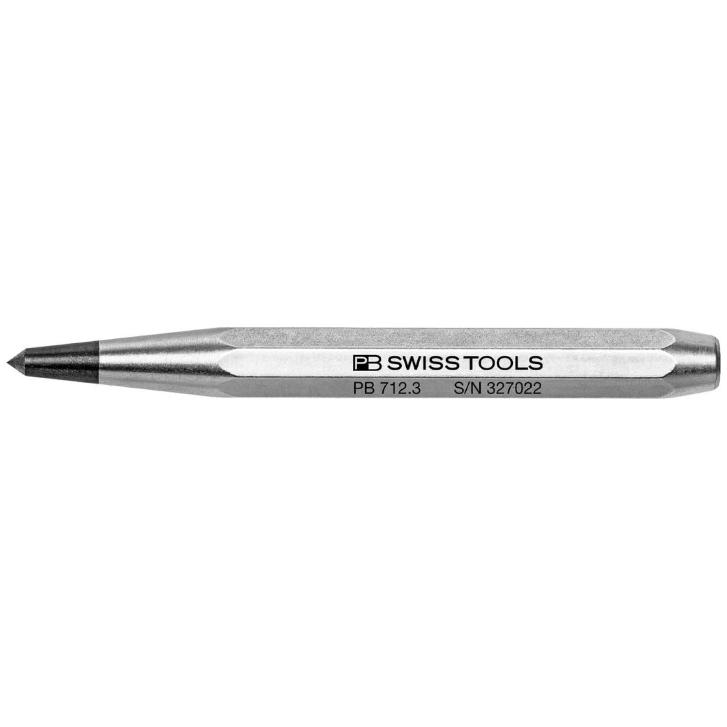 PB Swiss Tools PB 712.3 Octagonal center punches with tungsten carbide point, 12 mm Hot on Sale