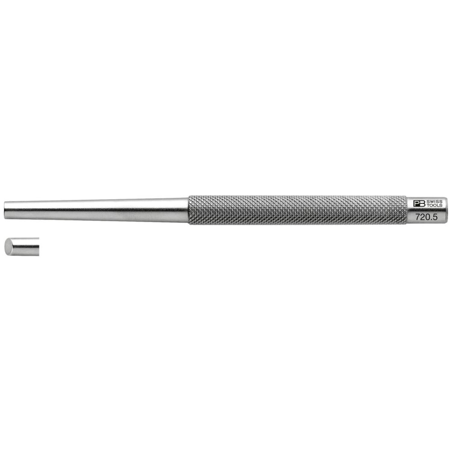 PB Swiss Tools PB 720.5 Safety drift punch, knurled, 5 mm