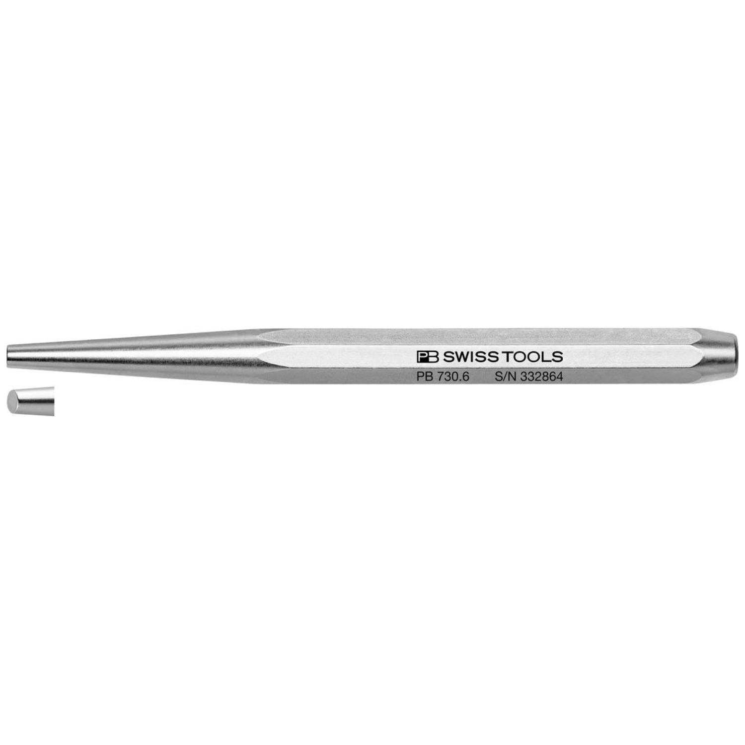 PB Swiss Tools PB 730.6 Drift punch, octagonal, 6 mm Online Hot Sale