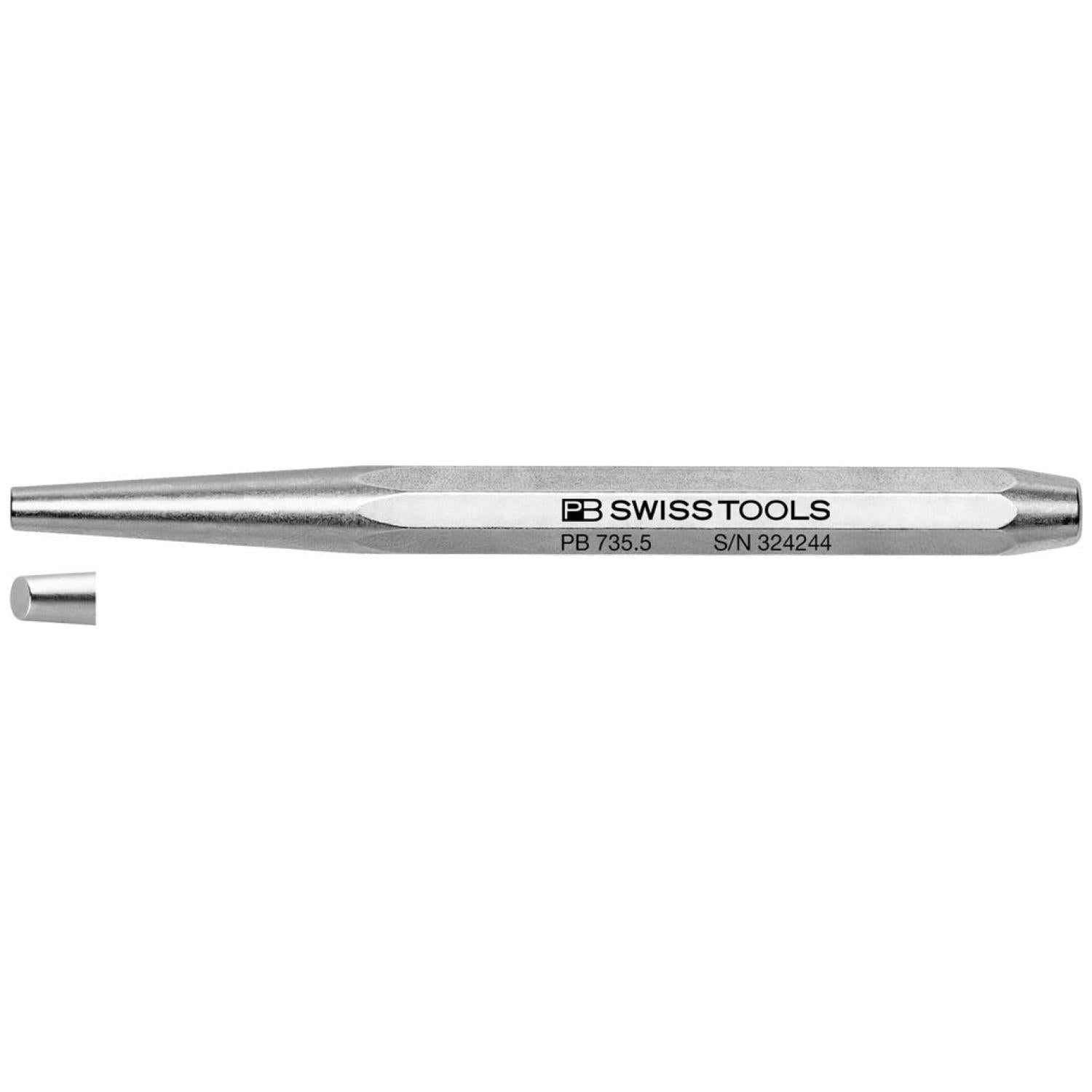 PB Swiss Tools PB 735.5 Drift punch, octagonal, 5 mm