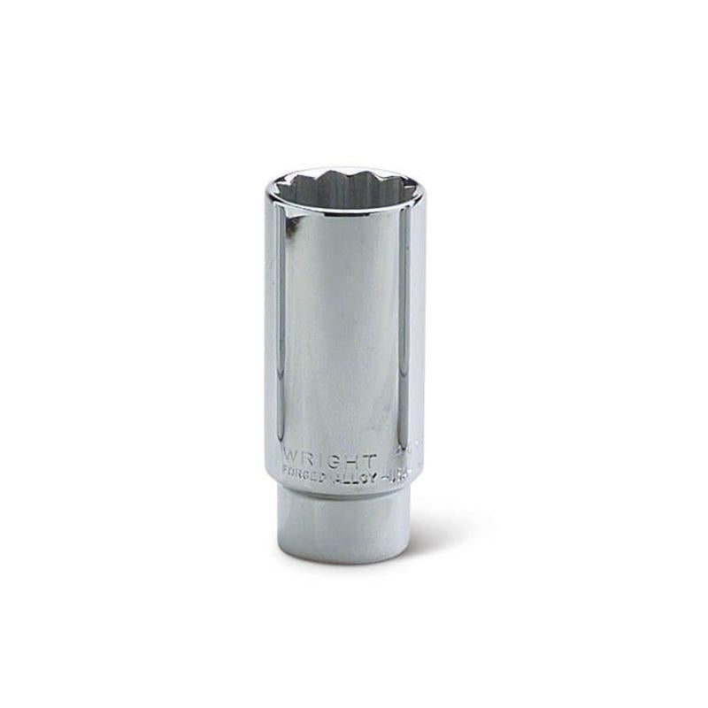 Wright Tool 4644 1/2 Inch Drive 12 Point Deep Socket 1-3/8 Inch