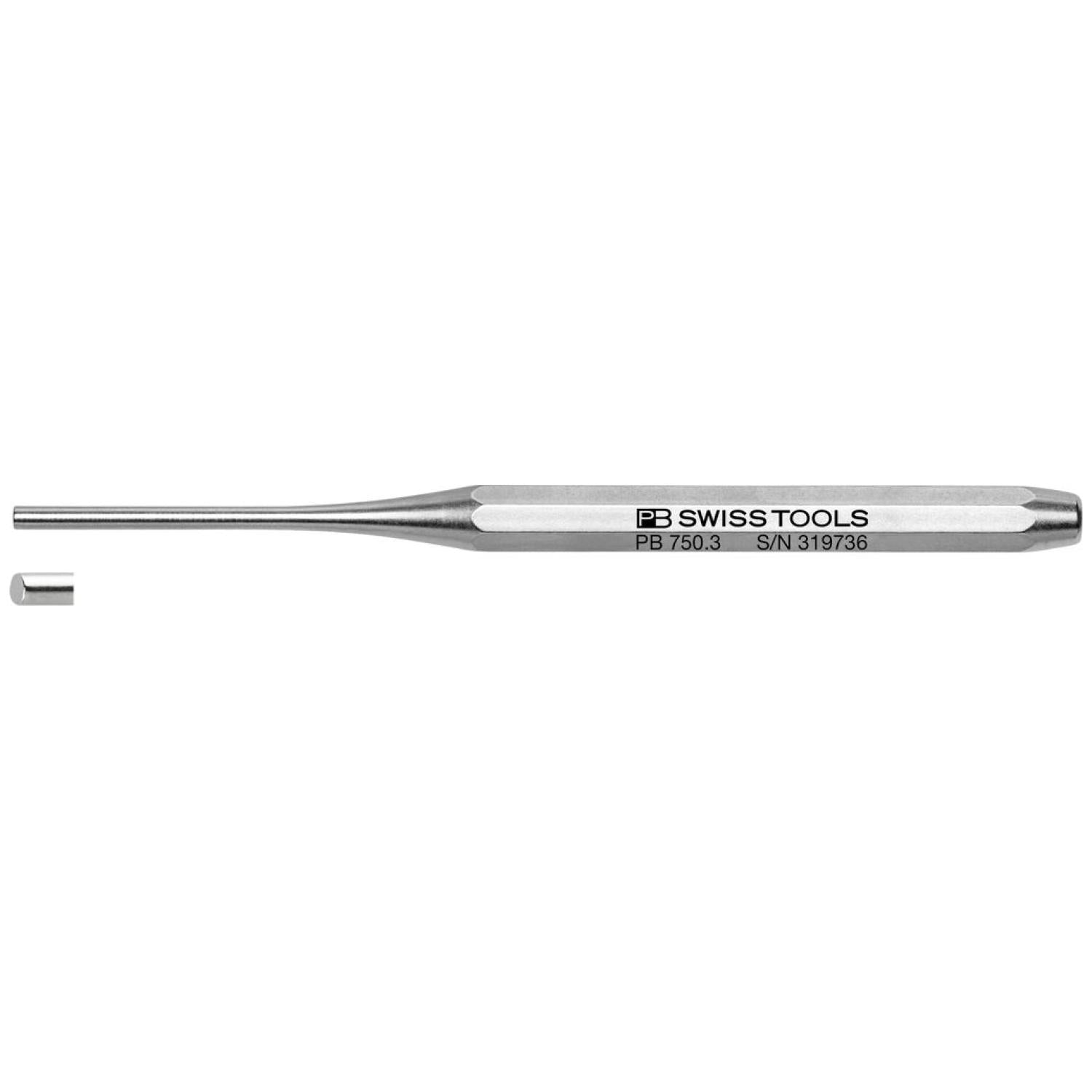 PB Swiss Tools PB 750.3 Pin punch, drift punch, octagonal, 3 mm
