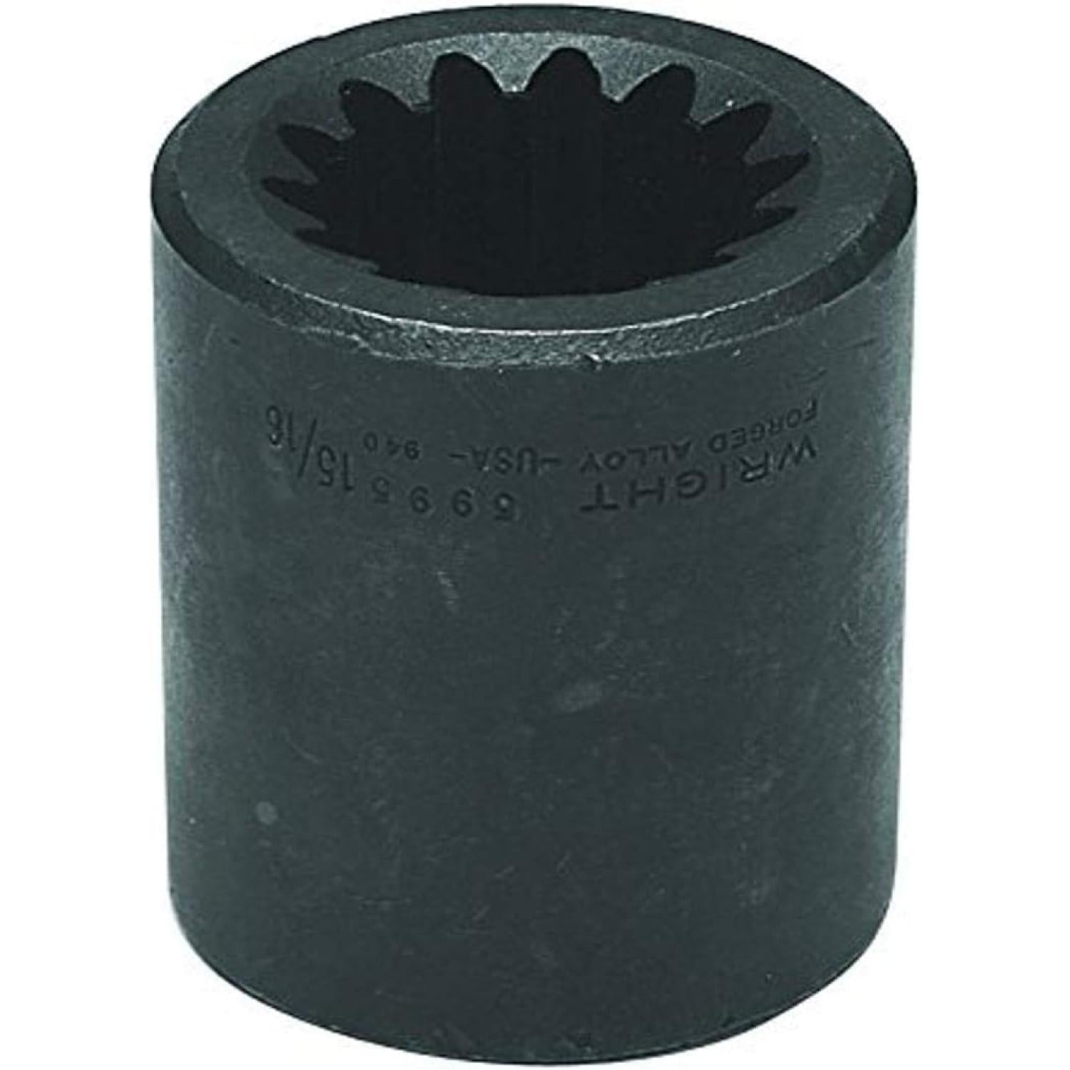 Wright Tool 5995 #5 Spline Drive 4 Point Square Impact Socket