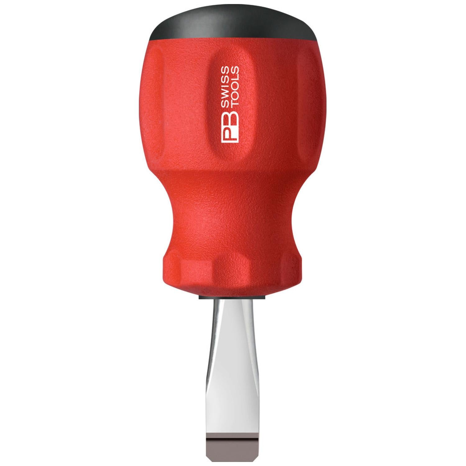 PB Swiss Tools PB 8135.2-30 Swiss Grip Stubby Screwdrivers, Slotted, 2.5 x 30mm