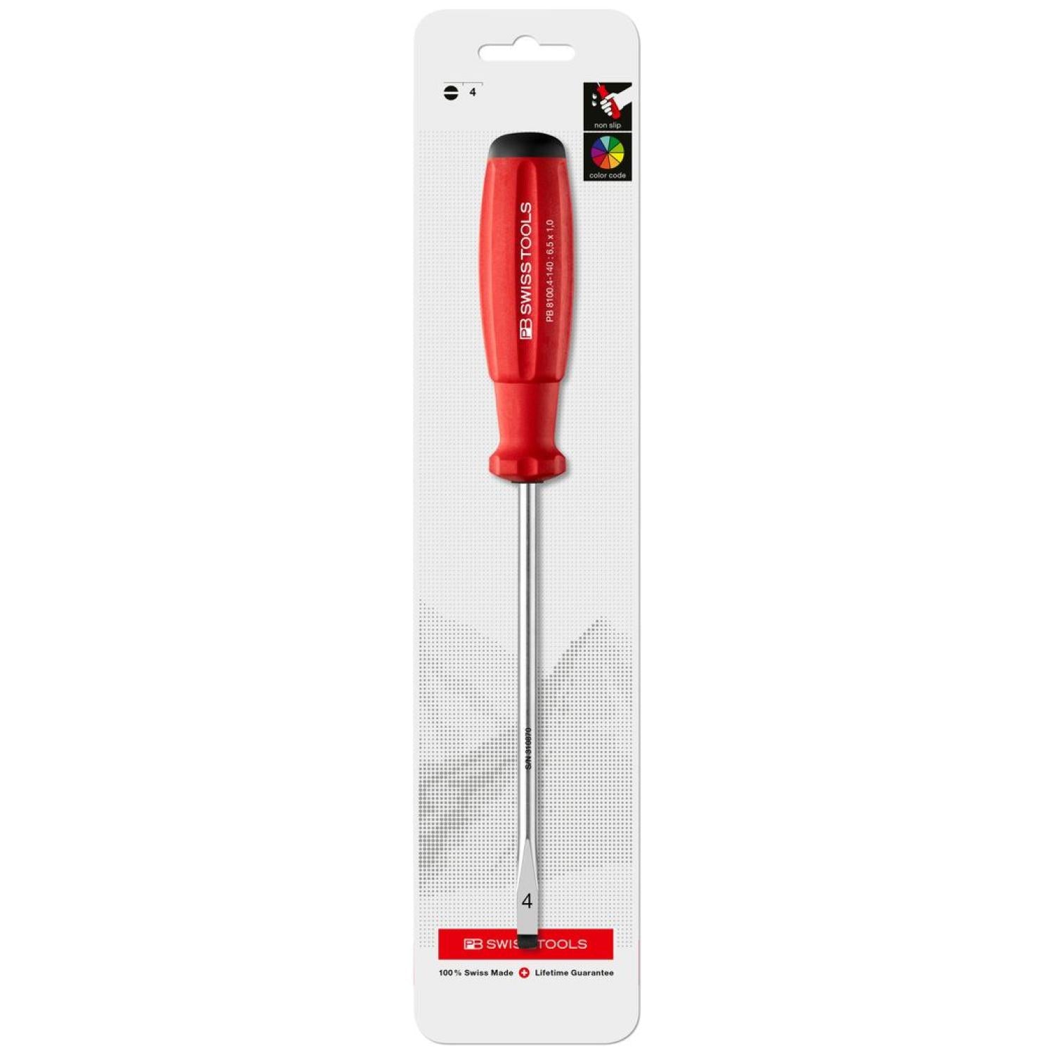 PB Swiss Tools PB 8100.4-140 SwissGrip Screwdrivers 6 mm Online now
