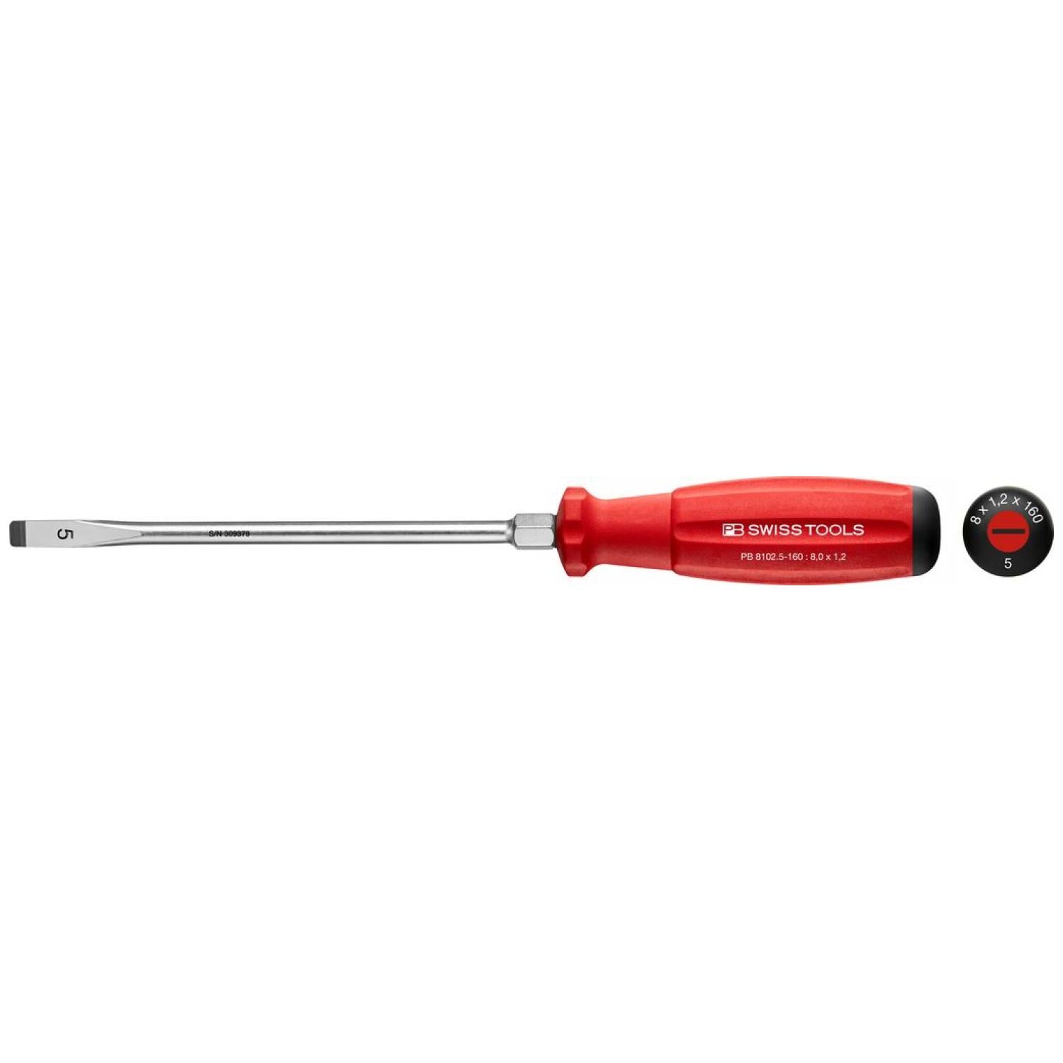 PB Swiss Tools PB 8102.5-160 SwissGrip Screwdrivers 7 mm on Sale