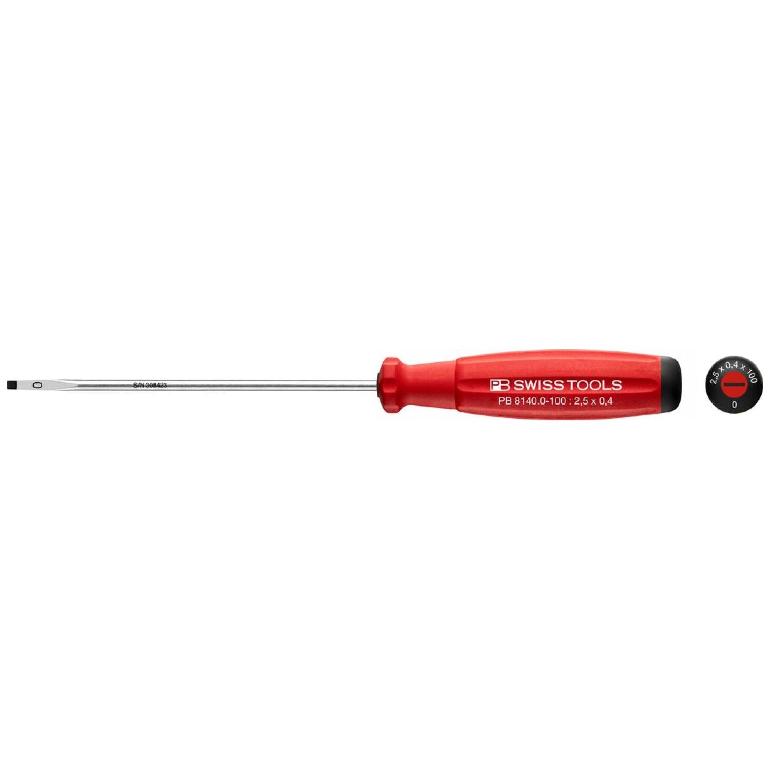 PB Swiss Tools PB 8140.0-100 SwissGrip Screwdrivers Slotted 2.5 mm