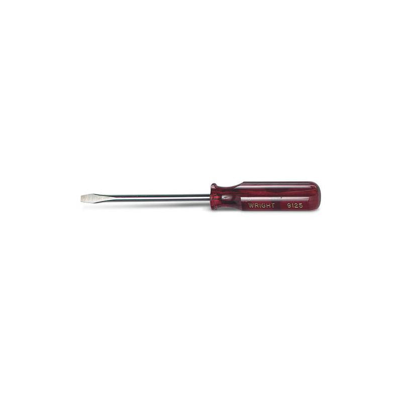 Wright Tool 9128 Slotted 3/8″ Tip Size Round Shank Screwdriver