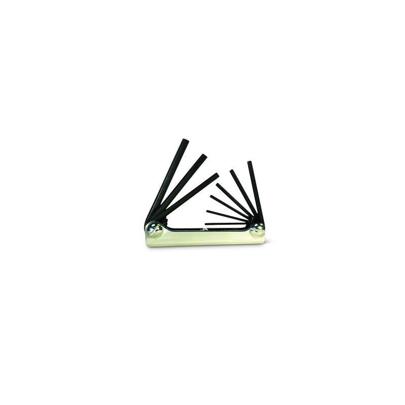 Wright Tool 9E20911 Fractional Metal Fold-Up Set, Carded