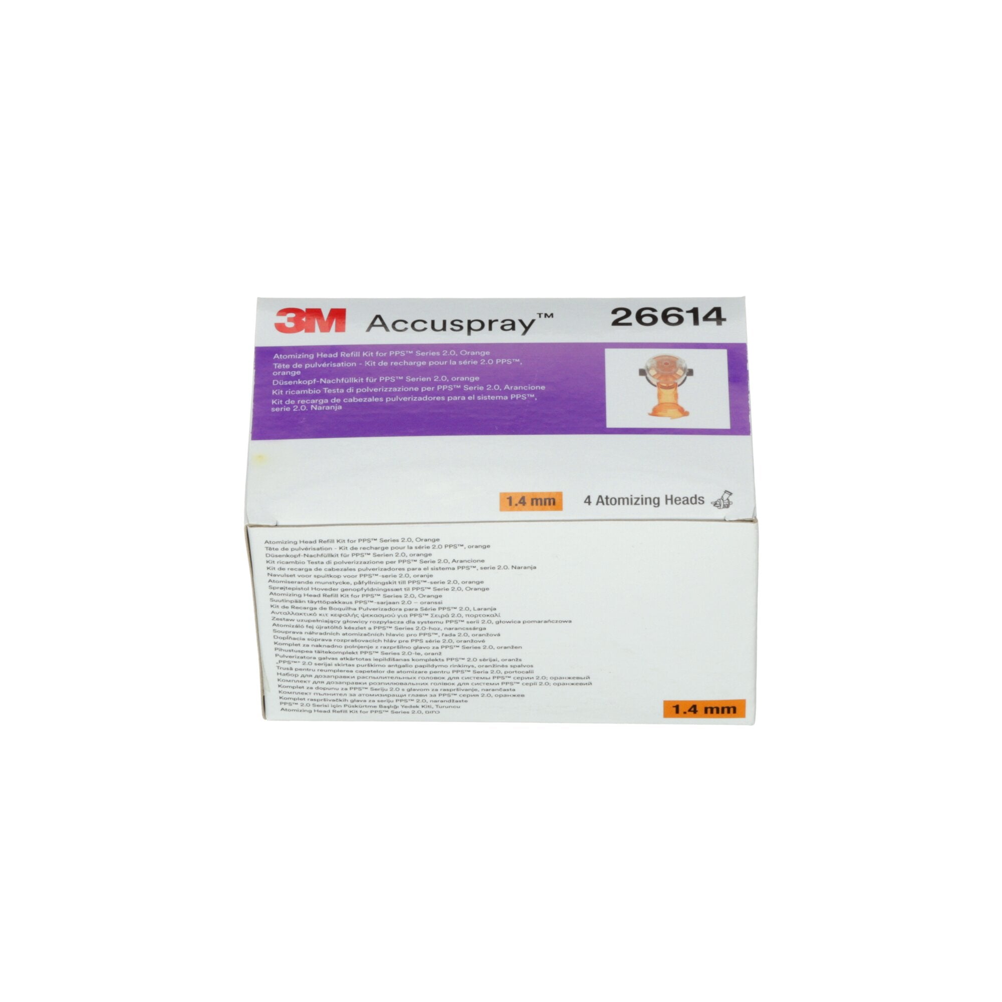 3M Accuspray Atomizing Head Refill Pack for 3M PPS Series 2.0,26614, Orange Online