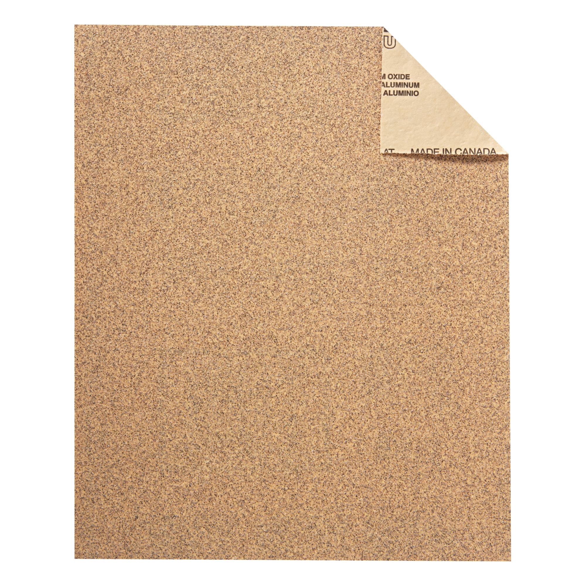 3M Aluminum Oxide Sandpaper Medium, 9002NA, 9 in x 11 in