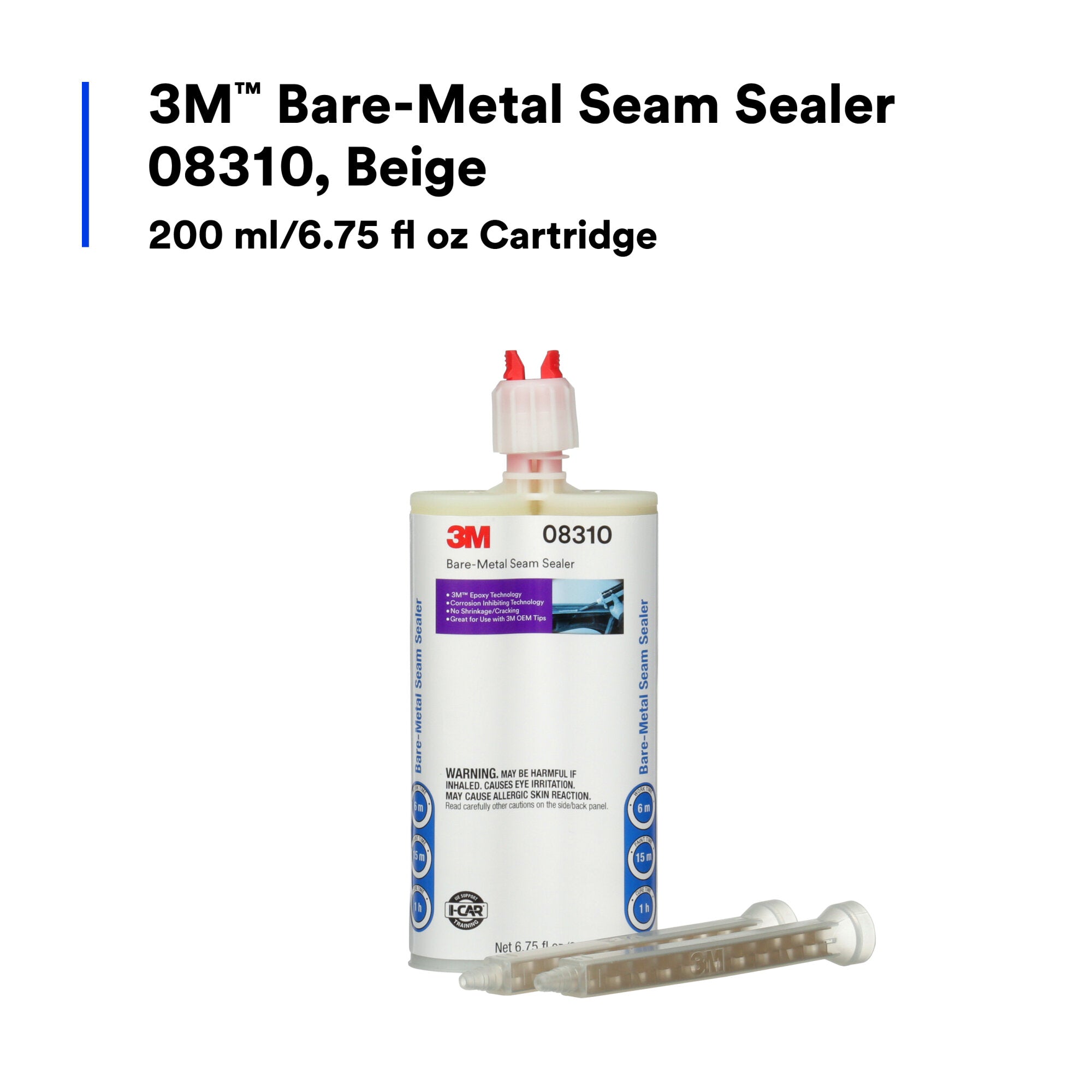3M Bare-Metal Seam Sealer, 08310, Beige, 200 mL Cartridge on Sale