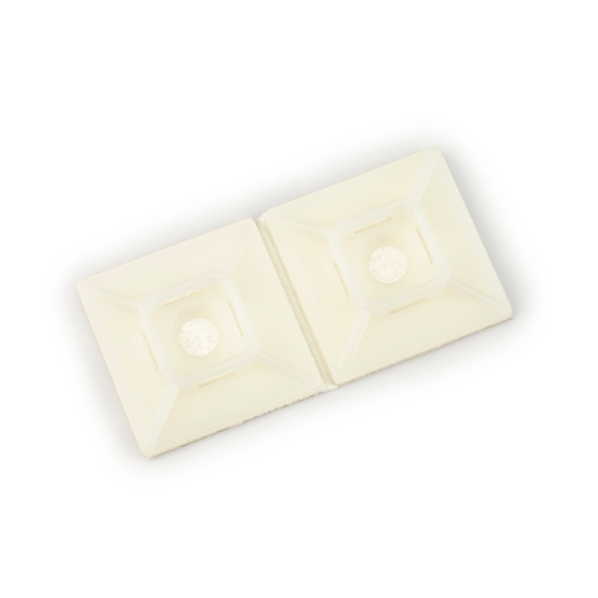 3M Cable Tie Mounting Base CTB1X1NTA-C, 4-way Adhesive Mount