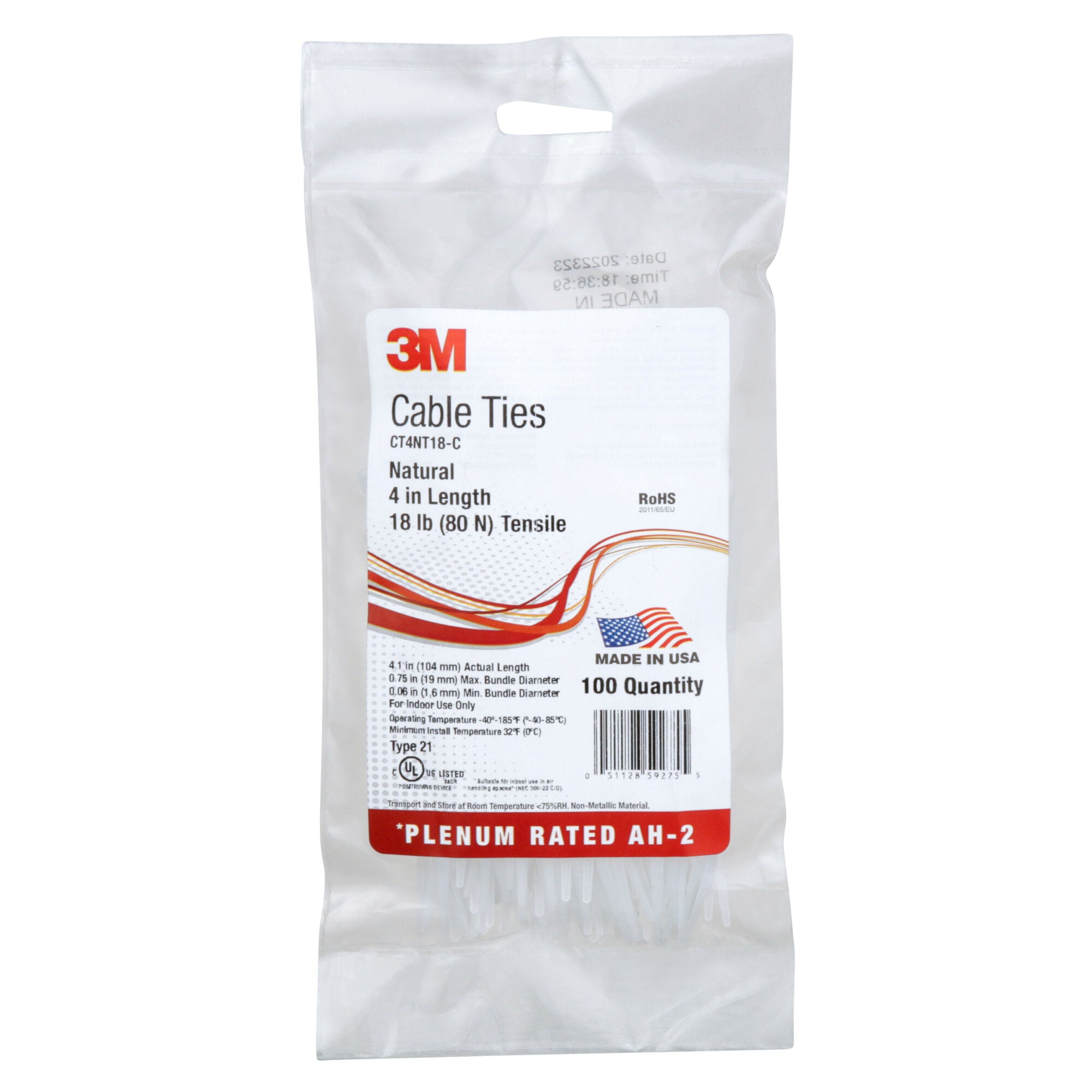 3M Cable Tie CT4NT18-C Online Hot Sale