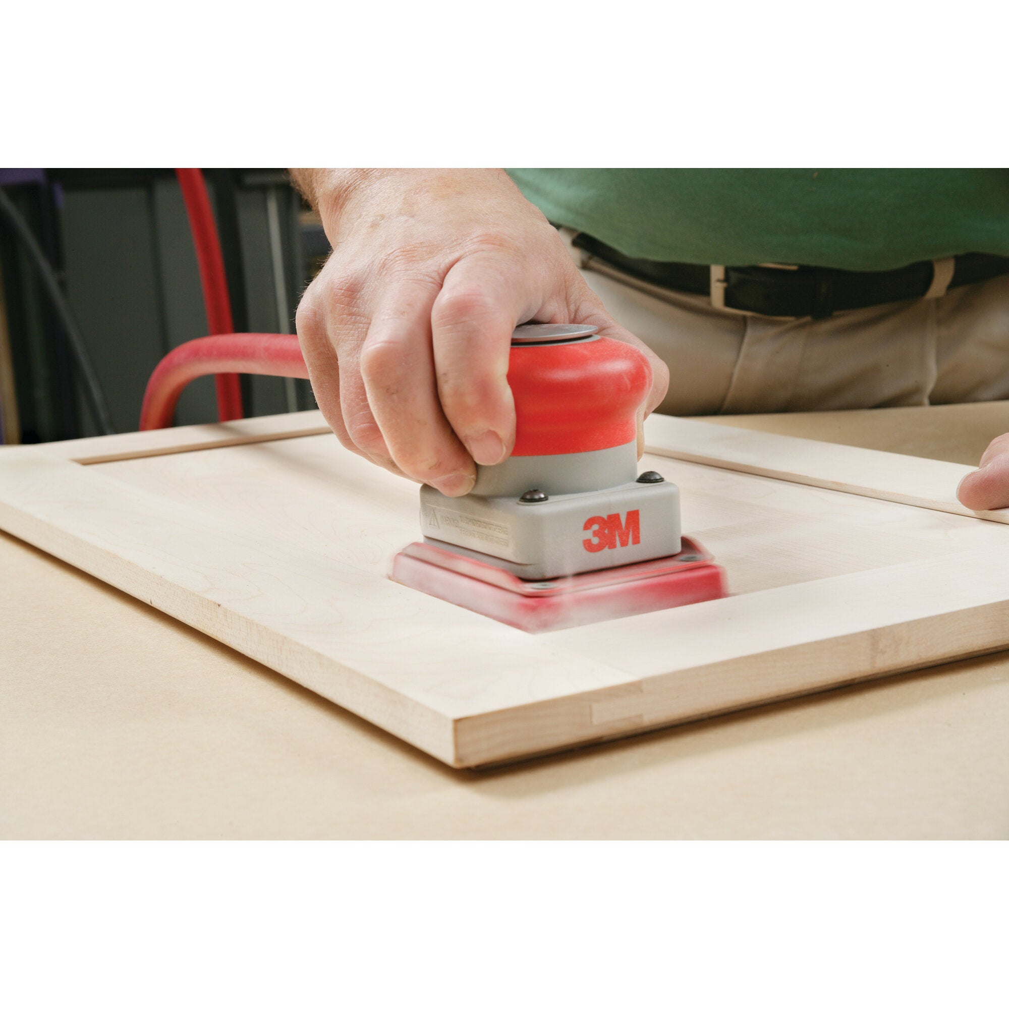 3M Central Vacuum Orbital Sander, 20430, 3 in x 4 in, 1/8 in Orbit10,000 Max OPM