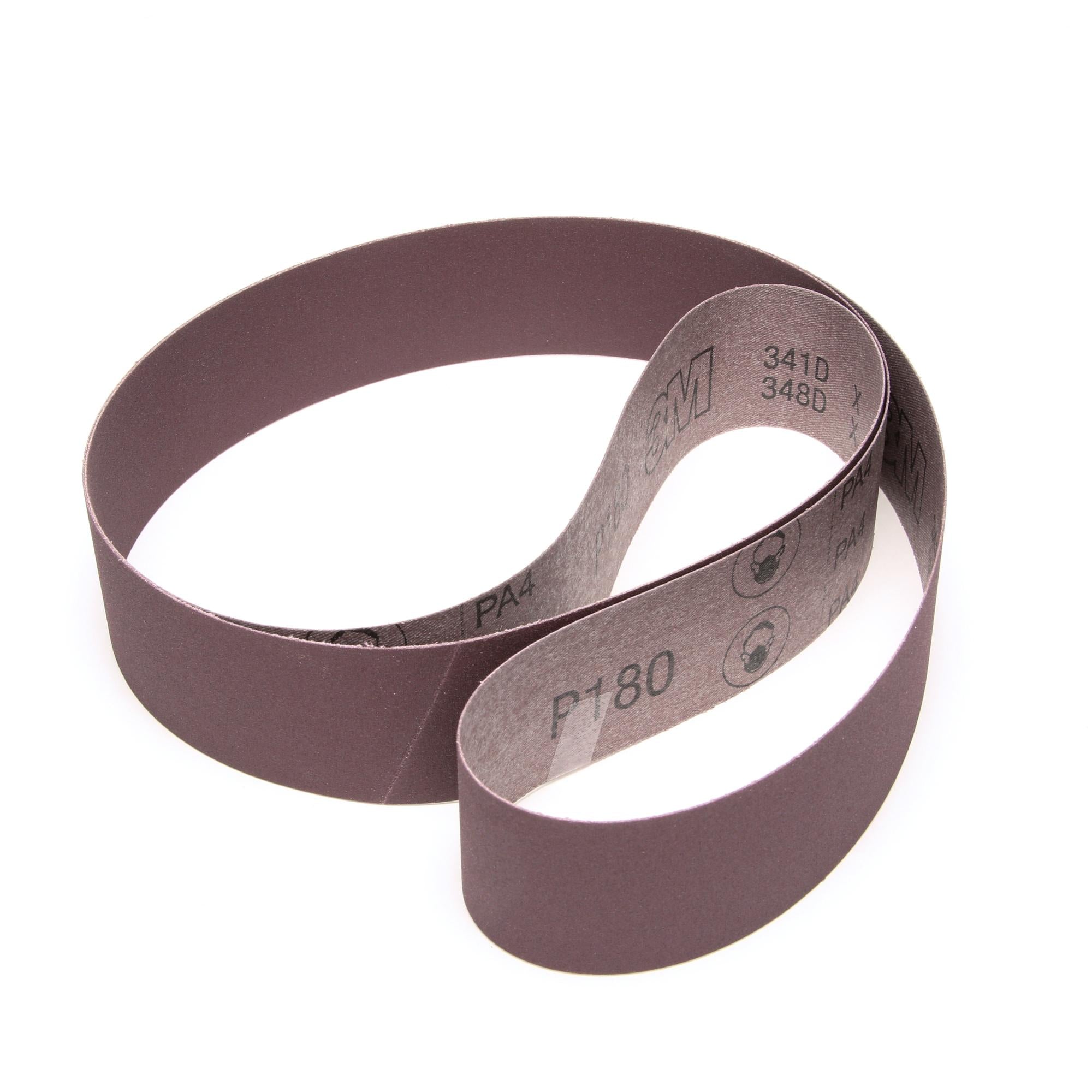 3M Cloth Belt 341D, 2 in x 18-15/16 in 80 X-weight