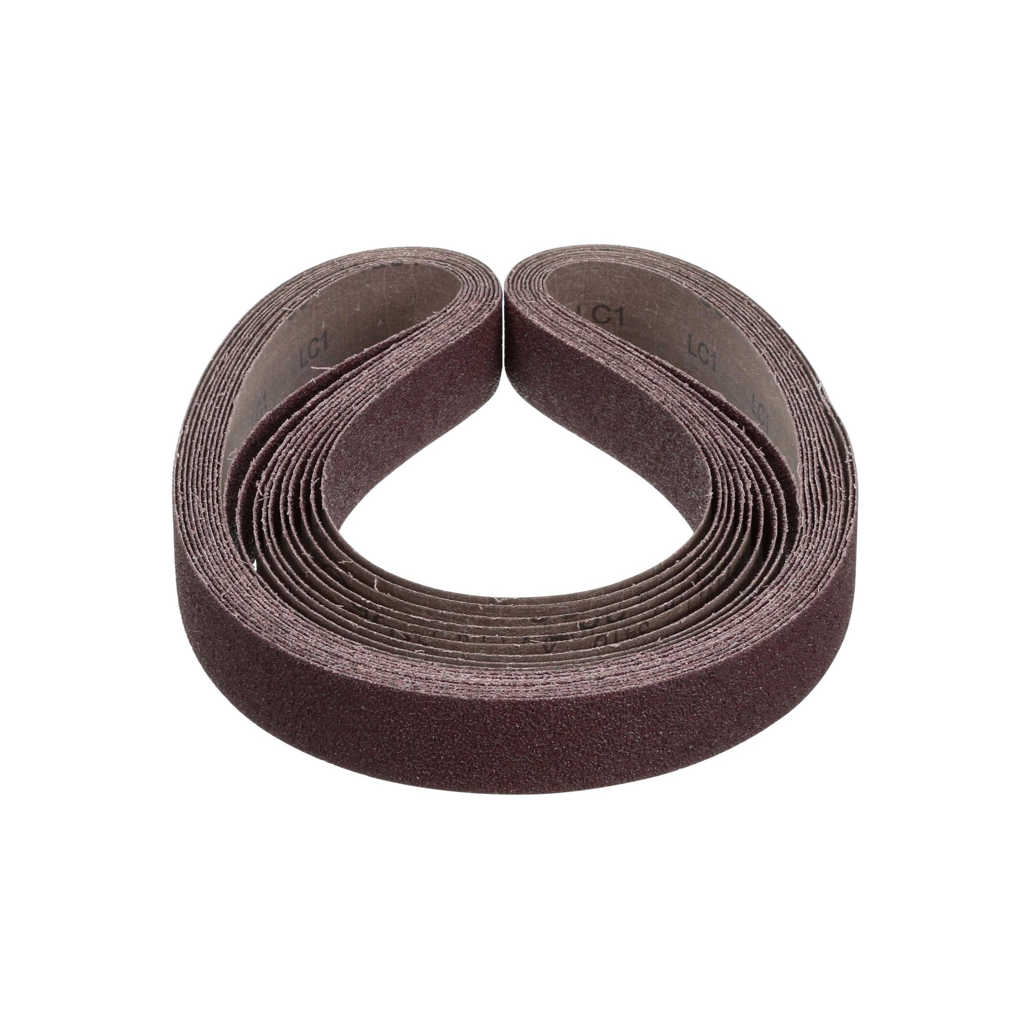 3M Cloth Belt 341D, 50 X-weight, 1 in x 42 in, Film-lok, Single-flex Online now