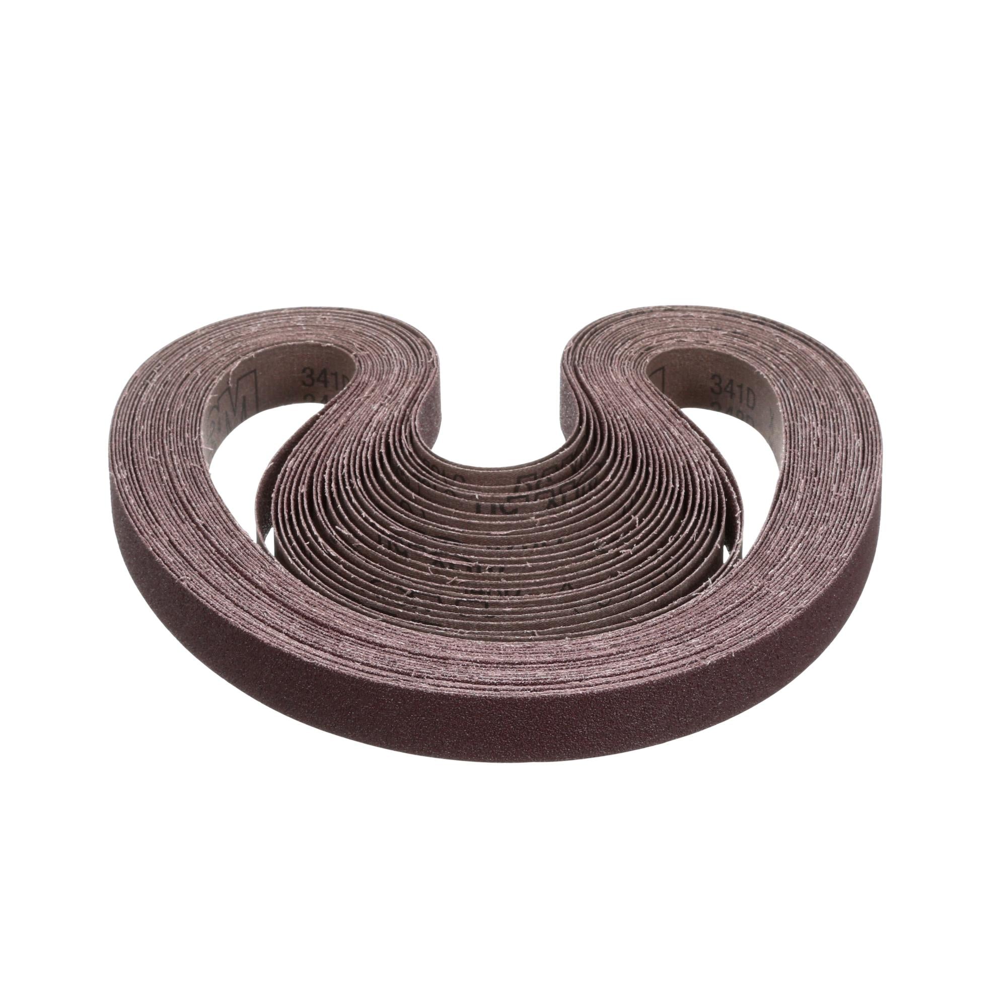 3M Cloth Belt 341D, 50 X-weight, 1 in x 42 in, Film-lok, Single-flex Online now