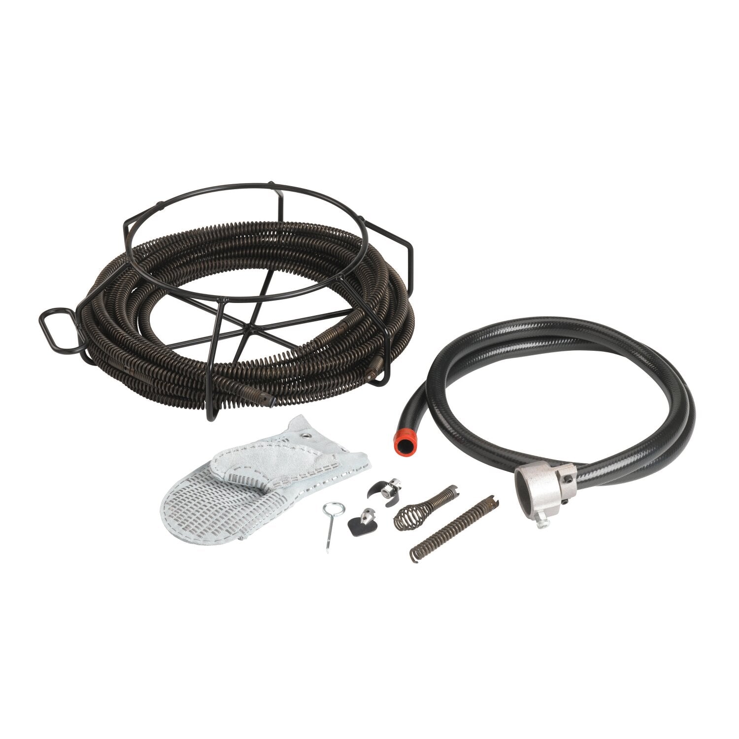 Ridgid 31163 Model K-50-6 Sectional Drain Cleaning Machine, 3/4″ to 4″ Drain Lines, A-30 Cable Kit and A-17-A Adapter, 115V, 50/60 Hz