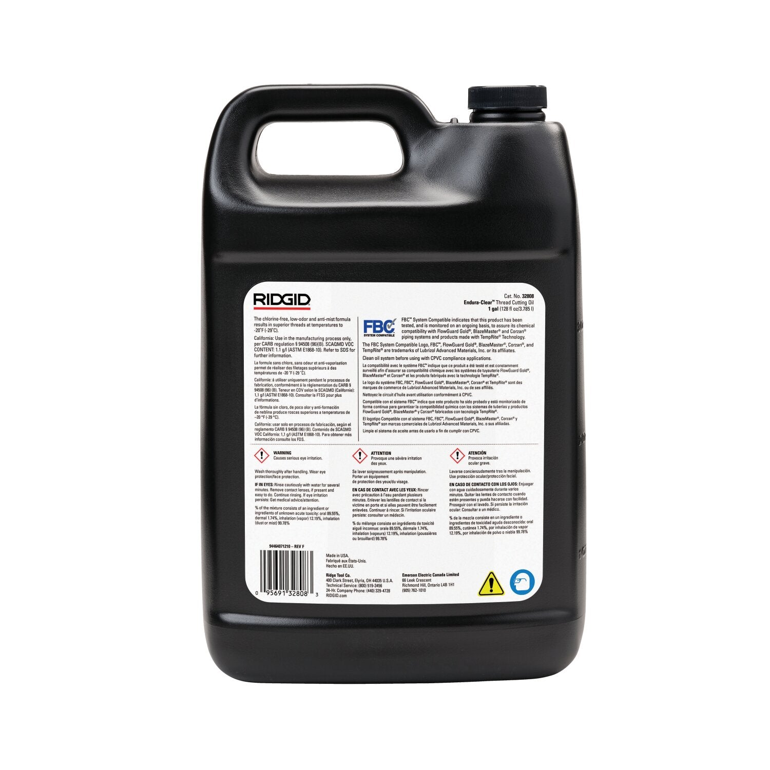 Ridgid 32808 Endura-Clear Thread Cutting Oil Hot on Sale