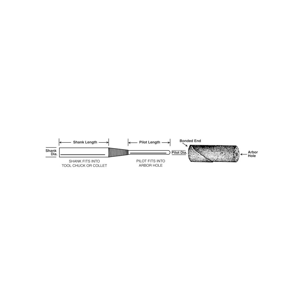 Standard Abrasives Wheel Adapter 600000, TAZ-4-1/4″-20 Female