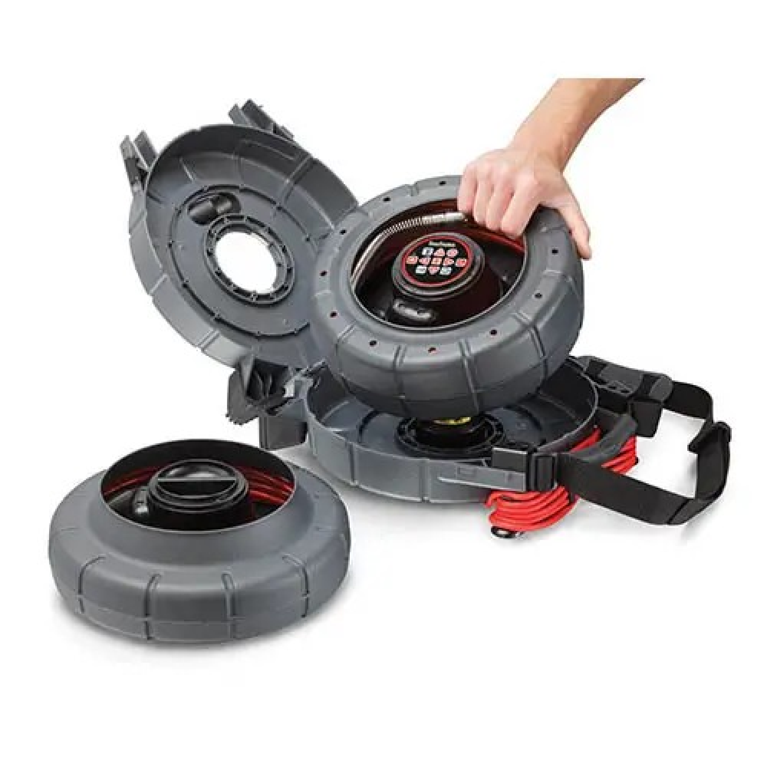 Ridgid 35138 SeeSnake MicroReel L100 Camera Reel with Connector Cable for SeeSnake Monitor, Sonde, 100 ft. Push Cable and Camera Head (PAL)