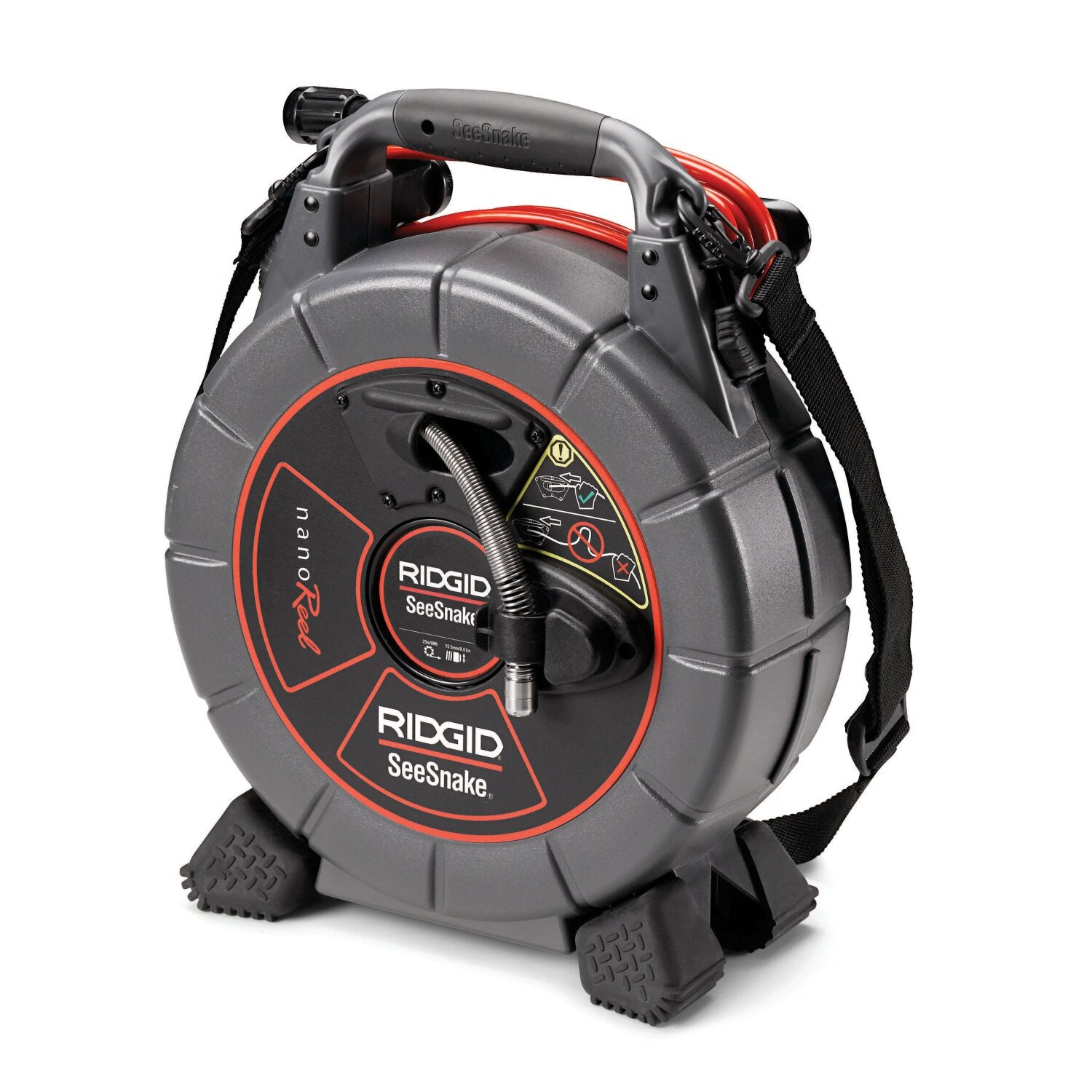 Ridgid 40003 SeeSnake NanoReel N85S Camera Reel with Connection Cable for Micro CA-350 Camera, 85 ft. Push Cable and Camera Head (PAL)
