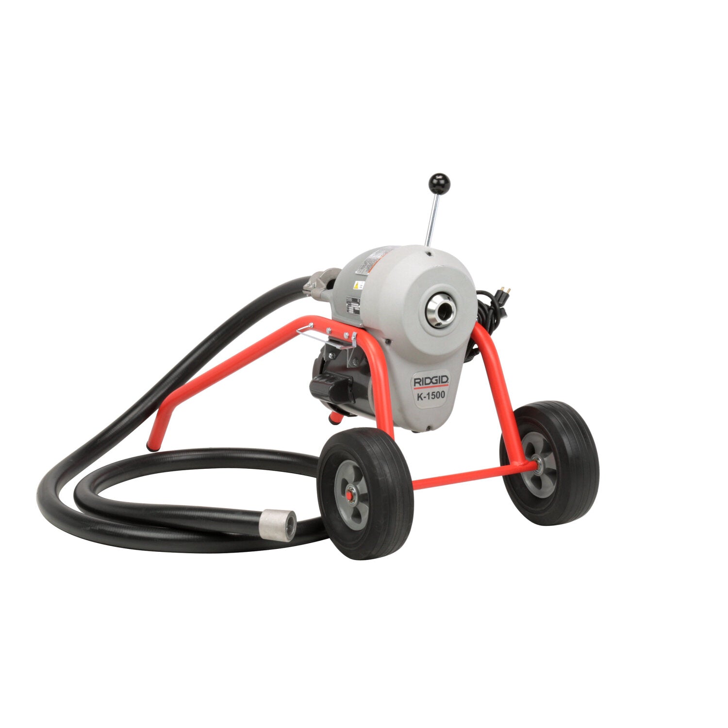 Ridgid 43507 K-1500SP-B 120V-60Hz Machine with A-1 Operator’s Mitt and A-12 Pin Key, Plus: A-34-12 Rear Guide Hose Sale