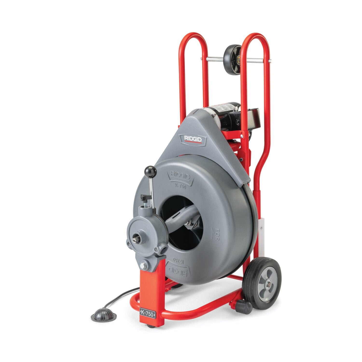 Ridgid 44212 Machine with One Pair of Gloves, w/C-100 AUTOFEED, Standard 3/4″ (20 mm) Tool Set, and: C-100, 100′ (30.5 mm) x 3/4″ (20 mm) Cable