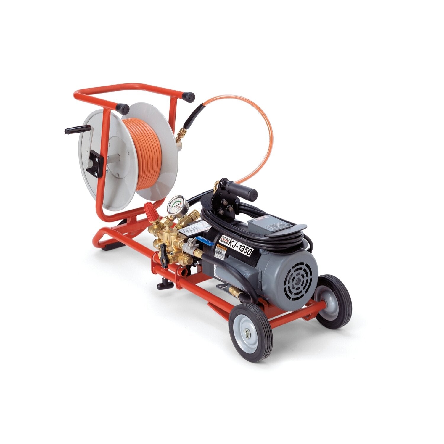 Ridgid 63112 Above With: H-10 Cart, 100′ (30.5 m) x 1/4″ (6.4 mm) Trap Hose