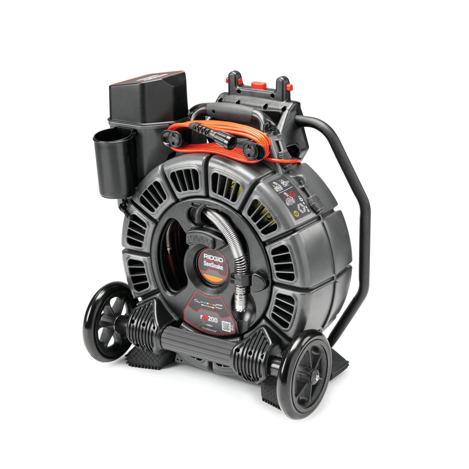 Ridgid 63663 SeeSnake rM200B Reel (165′ / 50m) with Self-Leveling Camera powered with TruSense
